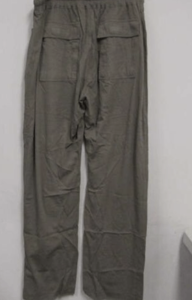 image of Rick Owens X Drkshdw Us 2Xl Drawstring Track Pants Dust, Men's (Size 40)