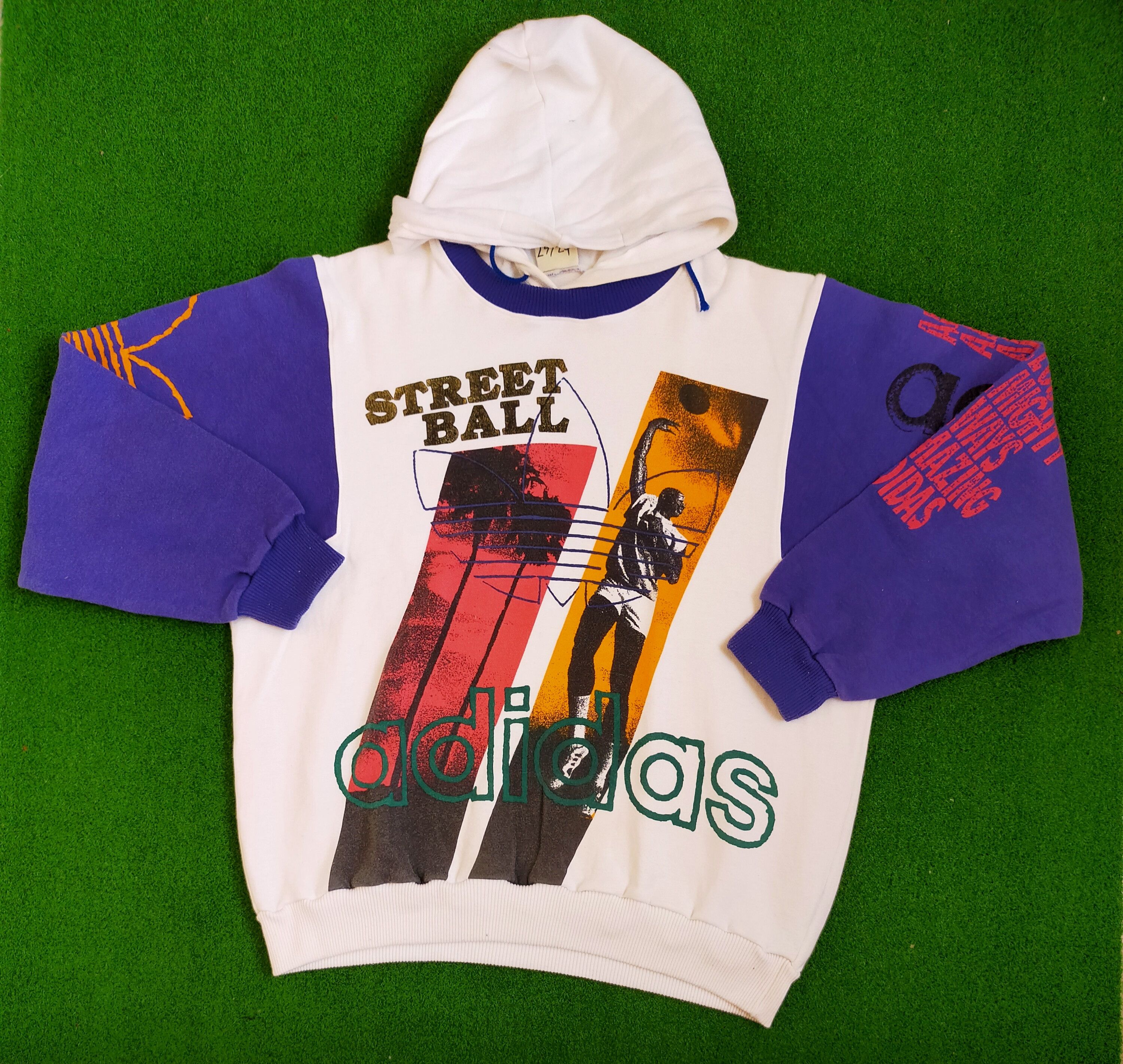 Vintage VINTAGE ADIDAS HOODIE Size US L / EU 52-54 / 3 - 1 Thumbnail