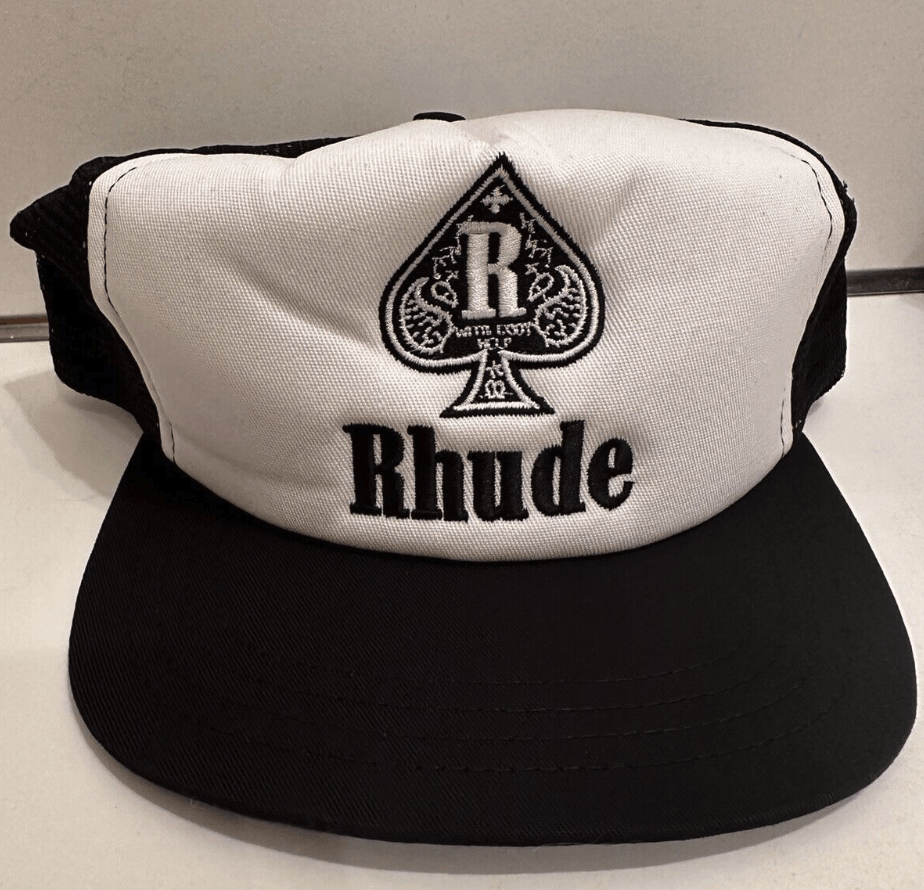 image of NWOT Rhude Spade Trucker Hats ‘22 100% Authentic in White, Men's