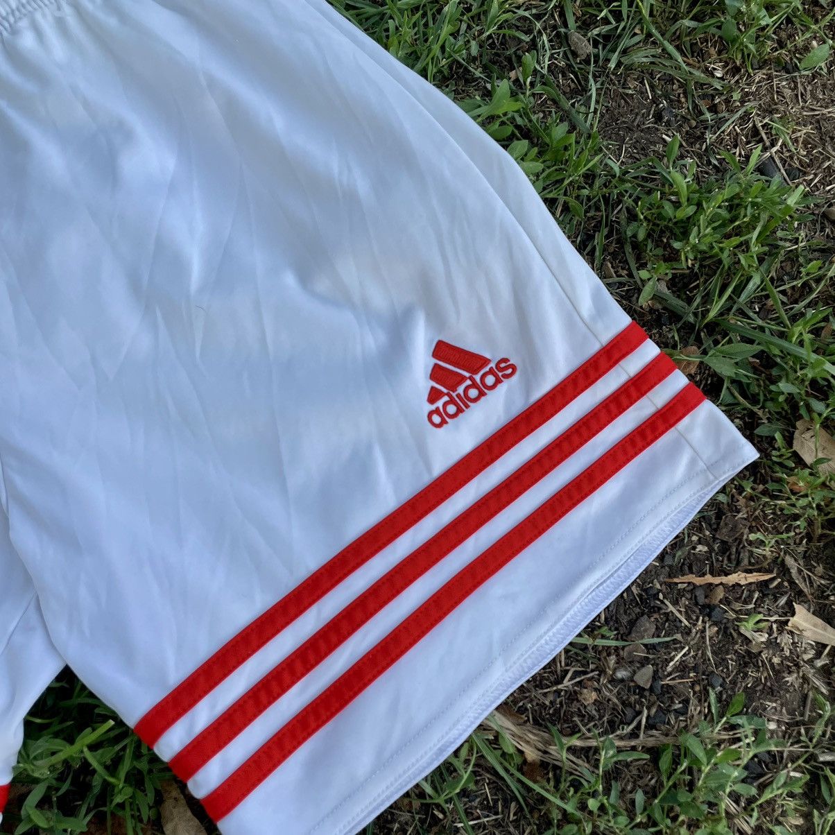 Vintage Vintage 90s Adidas Striped Nylon Shorts Y2K Streetwear 30 Size US 30 / EU 46 - 3 Thumbnail