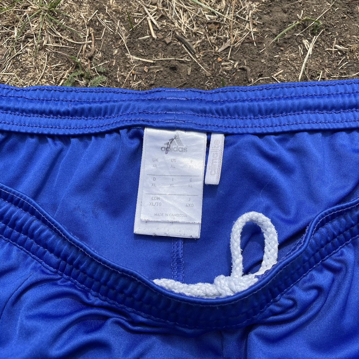Vintage Vintage 90s Adidas Blue Nylon Baggy Shorts Streetwear 36 Size US 36 / EU 52 - 5 Thumbnail