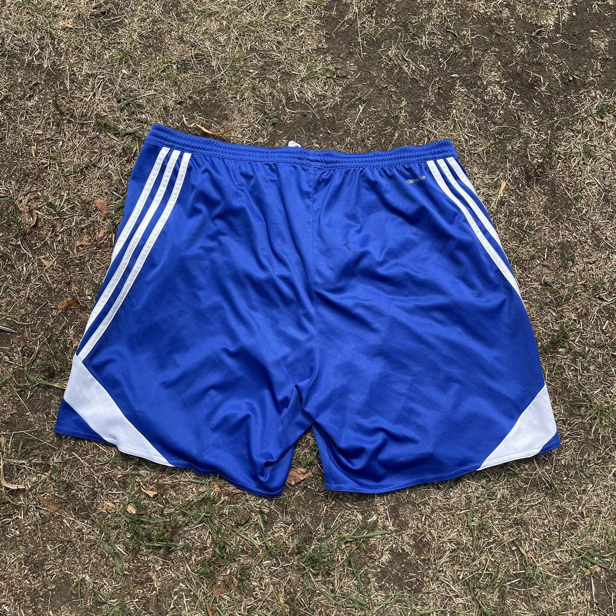 Vintage Vintage 90s Adidas Blue Nylon Baggy Shorts Streetwear 36 Size US 36 / EU 52 - 6 Thumbnail