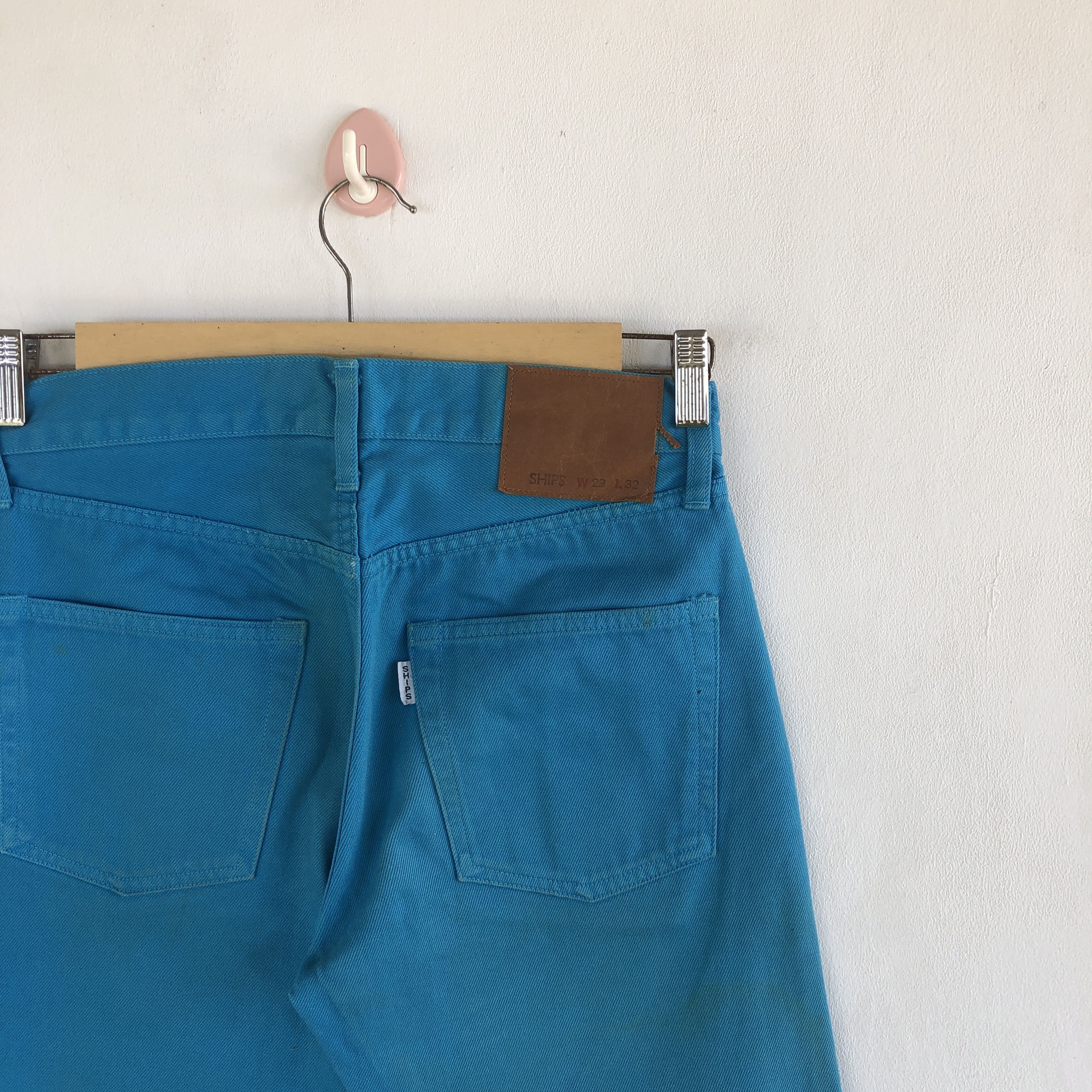SHIPS Ships Japan Jeans Japanese Blue Turquoise Ship Denim Pants Size 28" / US 6 / IT 42 - 5 Thumbnail
