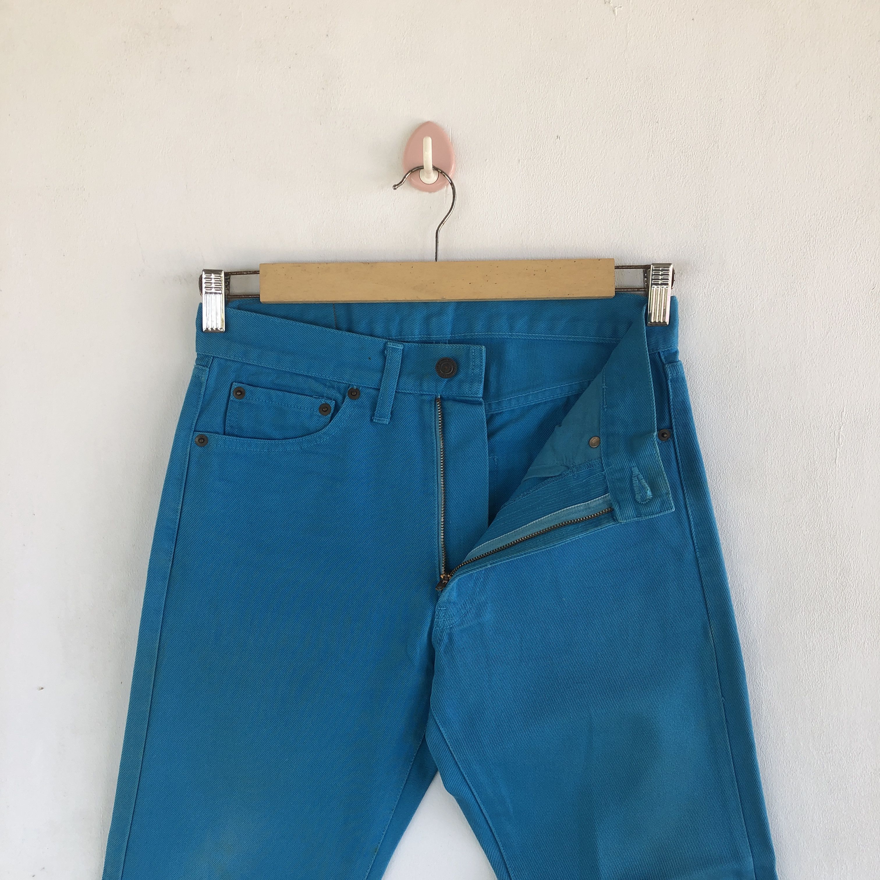 SHIPS Ships Japan Jeans Japanese Blue Turquoise Ship Denim Pants Size 28" / US 6 / IT 42 - 6 Thumbnail