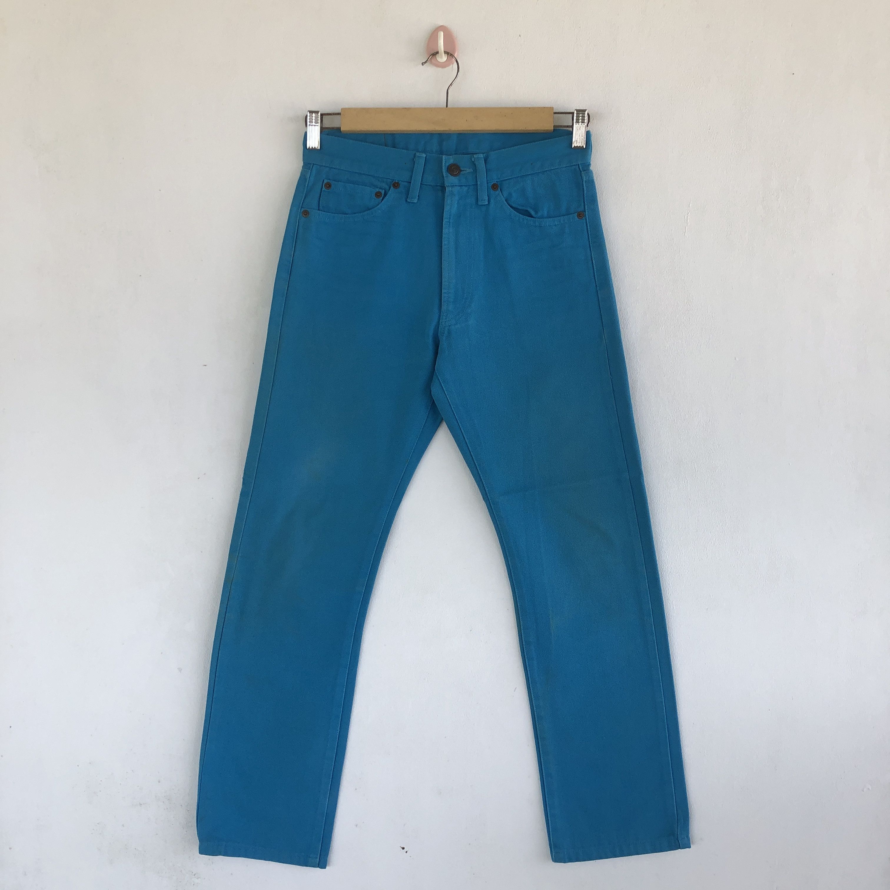 SHIPS Ships Japan Jeans Japanese Blue Turquoise Ship Denim Pants Size 28" / US 6 / IT 42 - 1 Thumbnail