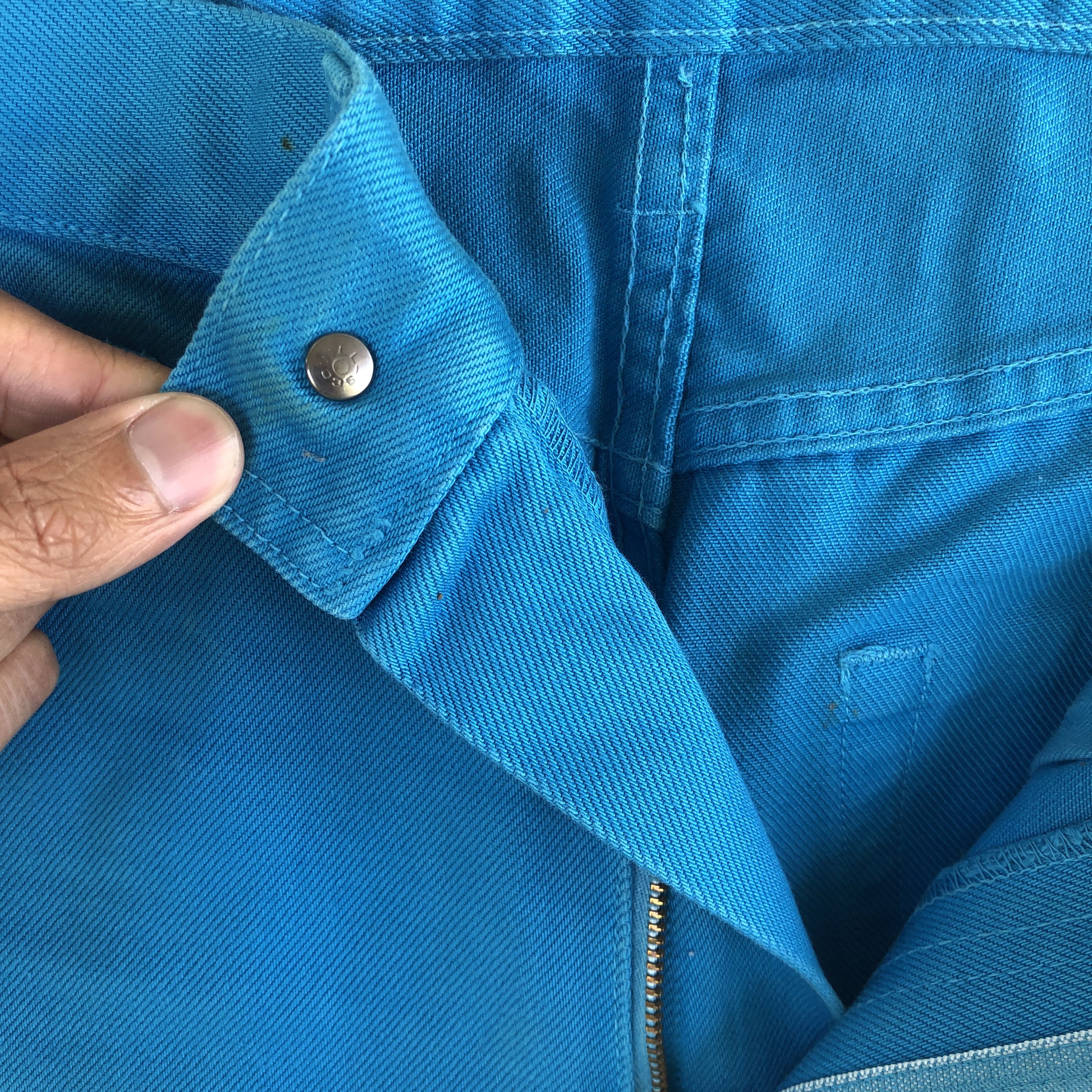 SHIPS Ships Japan Jeans Japanese Blue Turquoise Ship Denim Pants Size 28" / US 6 / IT 42 - 7 Thumbnail