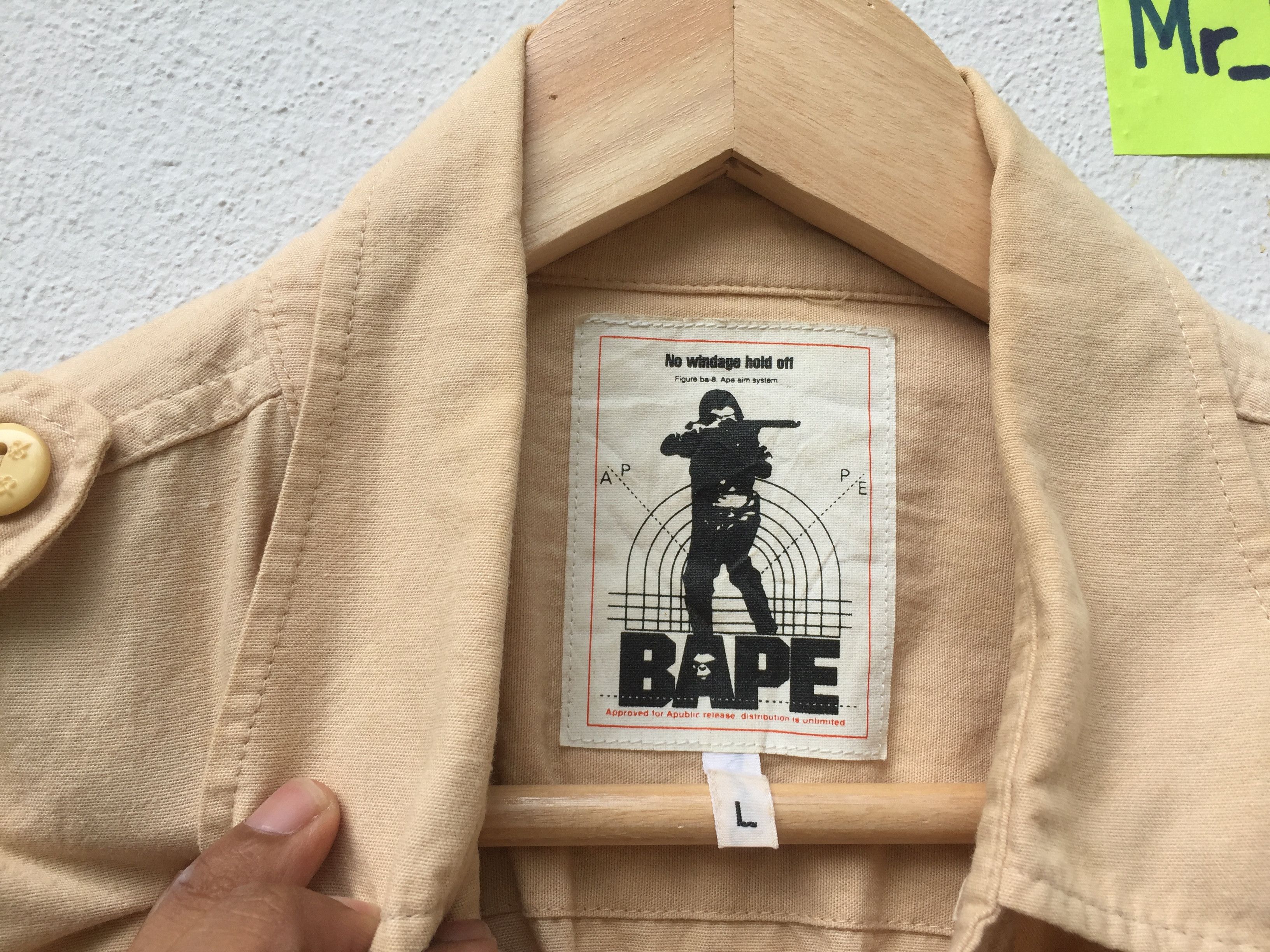 Bape Button Up Shirt Size US L / EU 52-54 / 3 - 8 Thumbnail