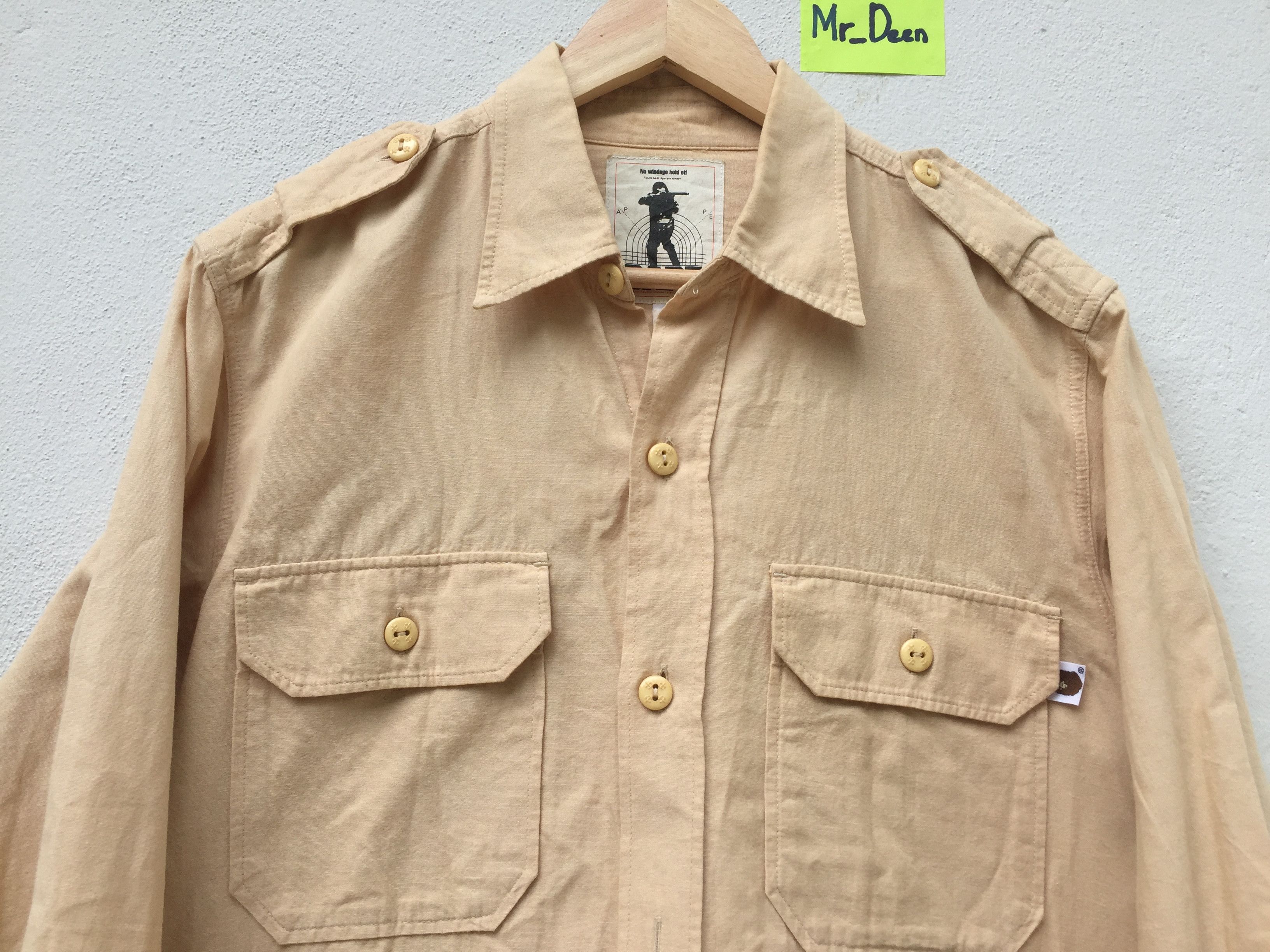 Bape Button Up Shirt Size US L / EU 52-54 / 3 - 5 Thumbnail