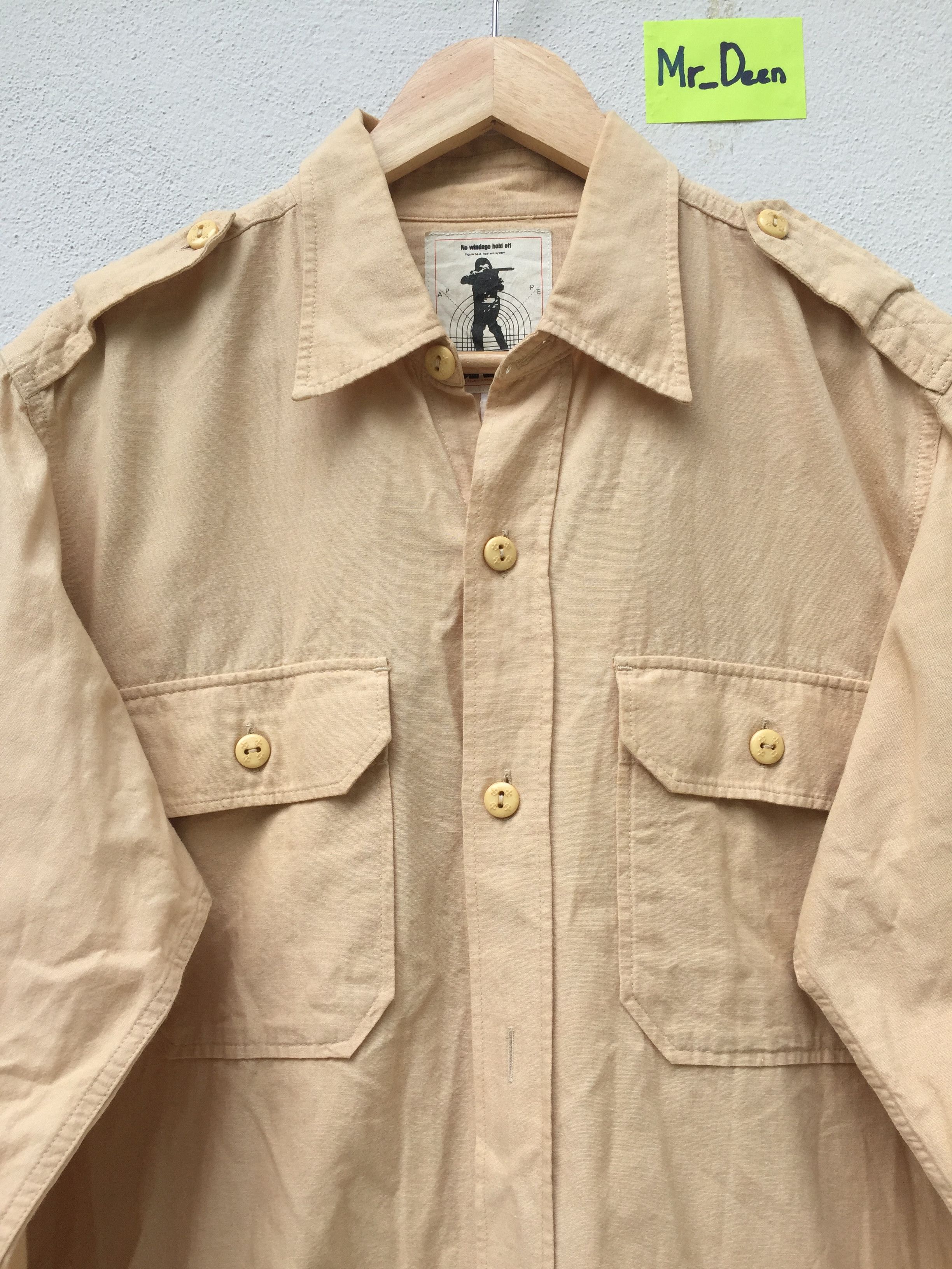 Bape Button Up Shirt Size US L / EU 52-54 / 3 - 4 Thumbnail
