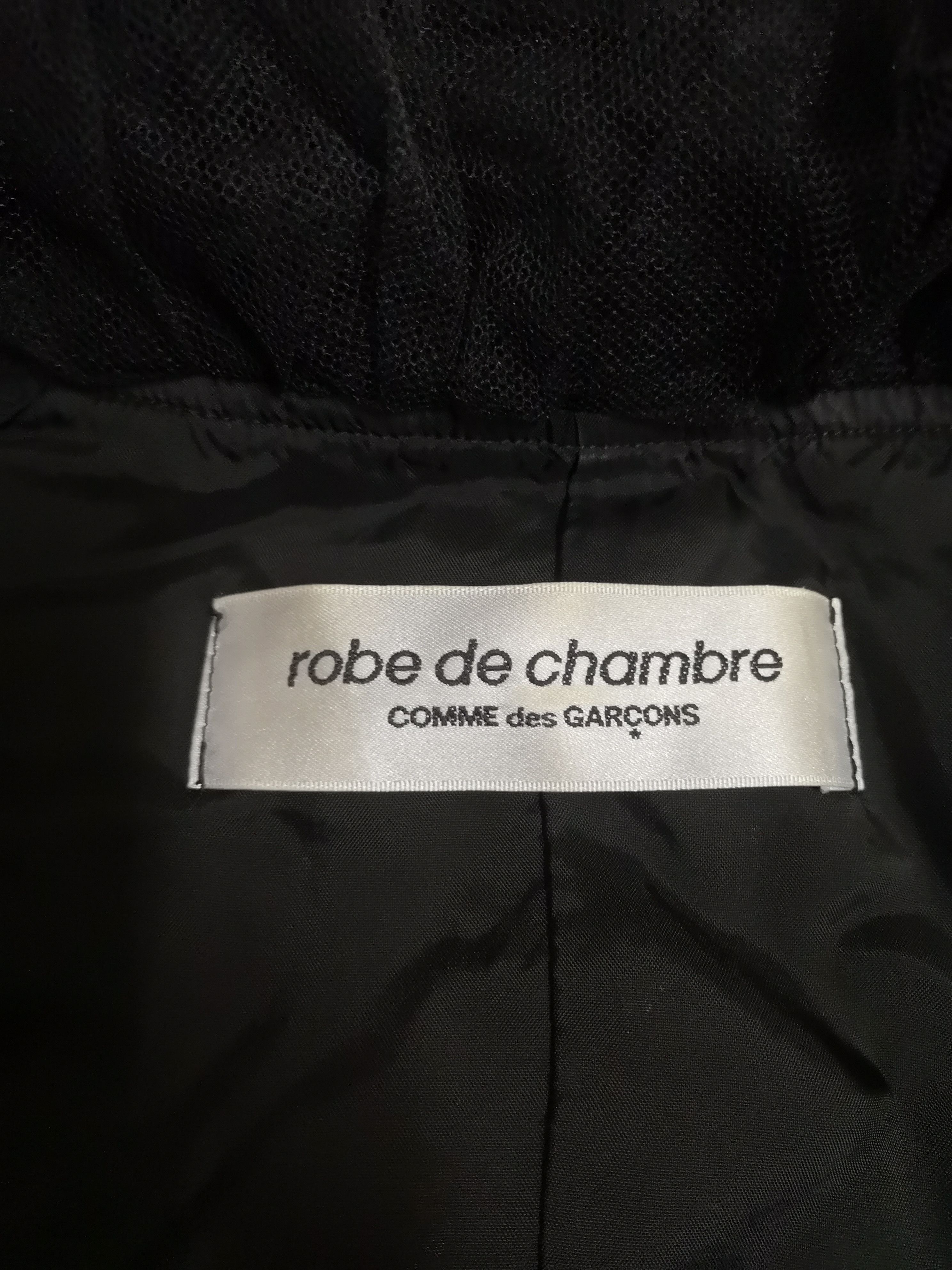 CDG by Comme des Garcons × Comme des Garcons Robe De Chambre Comme Des Garçons Rosette Black Vest Size US M / EU 48-50 / 2 - 7 Thumbnail
