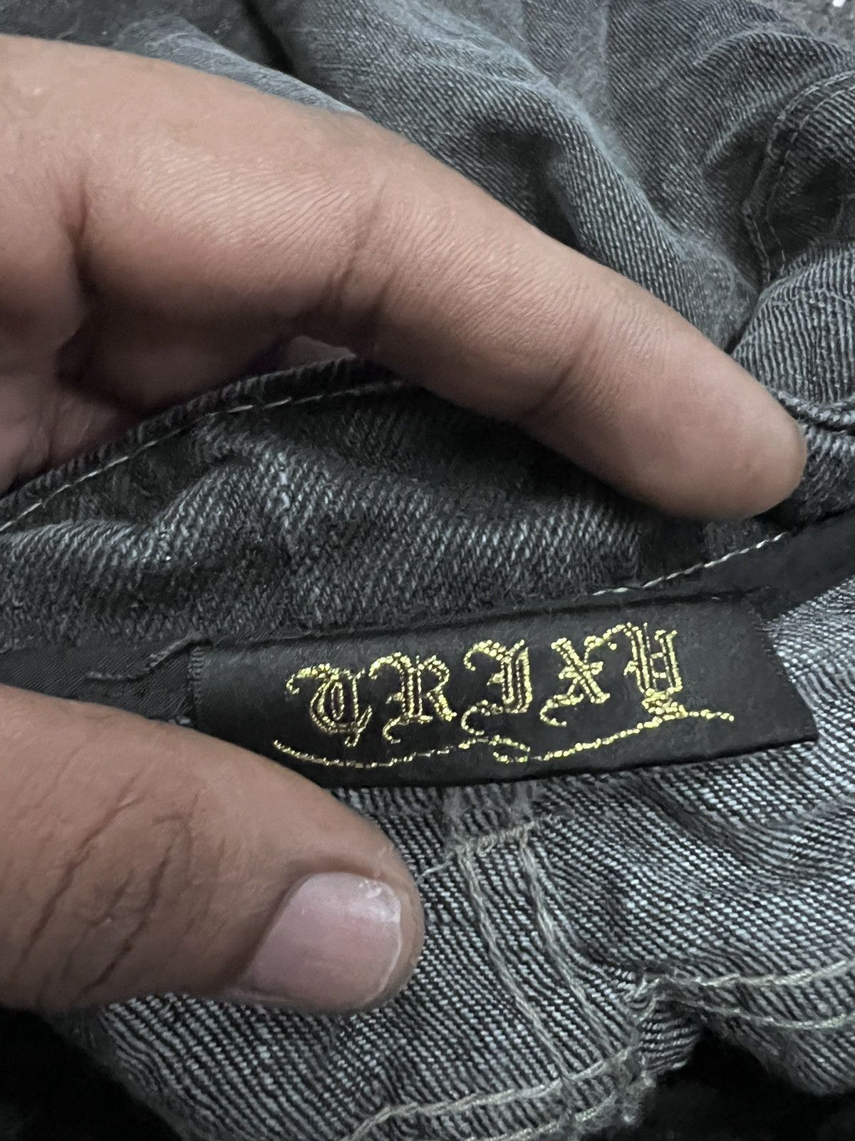 Japanese Brand × Vintage FLARED💥UNKNOWN BLACK FADED DISTRESSED DENIM PANT Size US 30 / EU 46 - 7 Thumbnail
