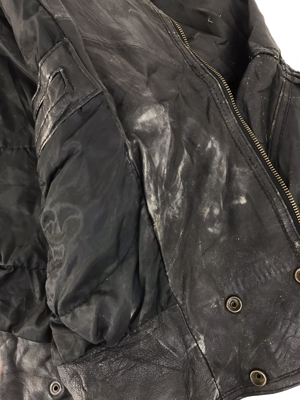 Genuine Leather Vtg Sparler Bomber Style Leather Jacket Fashion Designer Size US L / EU 52-54 / 3 - 6 Thumbnail