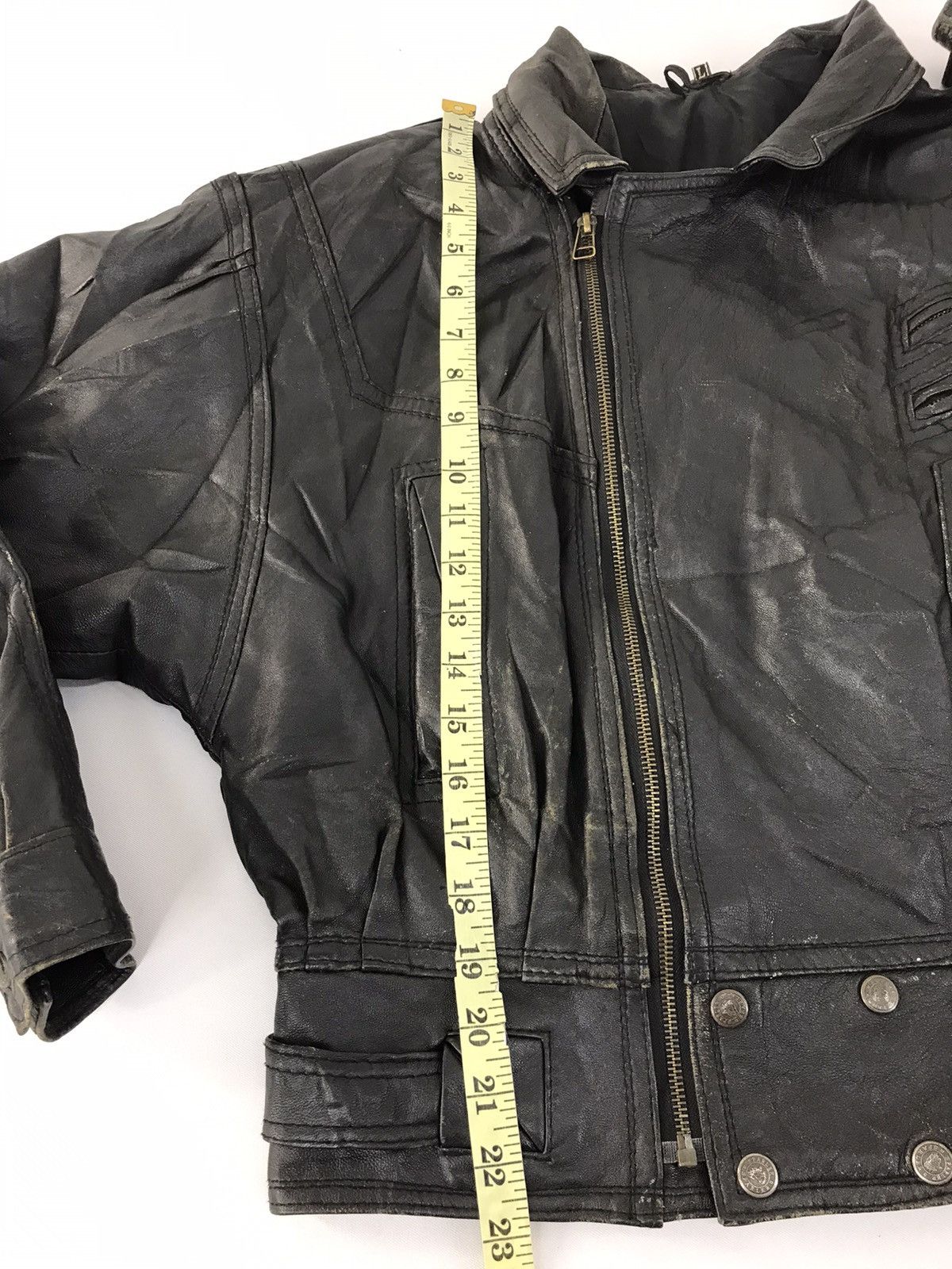 Genuine Leather Vtg Sparler Bomber Style Leather Jacket Fashion Designer Size US L / EU 52-54 / 3 - 11 Thumbnail