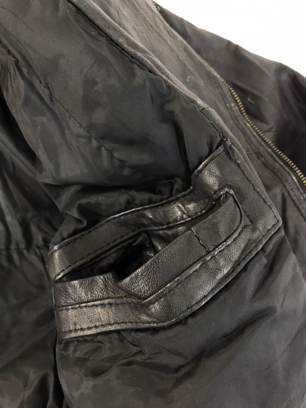 Genuine Leather Vtg Sparler Bomber Style Leather Jacket Fashion Designer Size US L / EU 52-54 / 3 - 7 Thumbnail