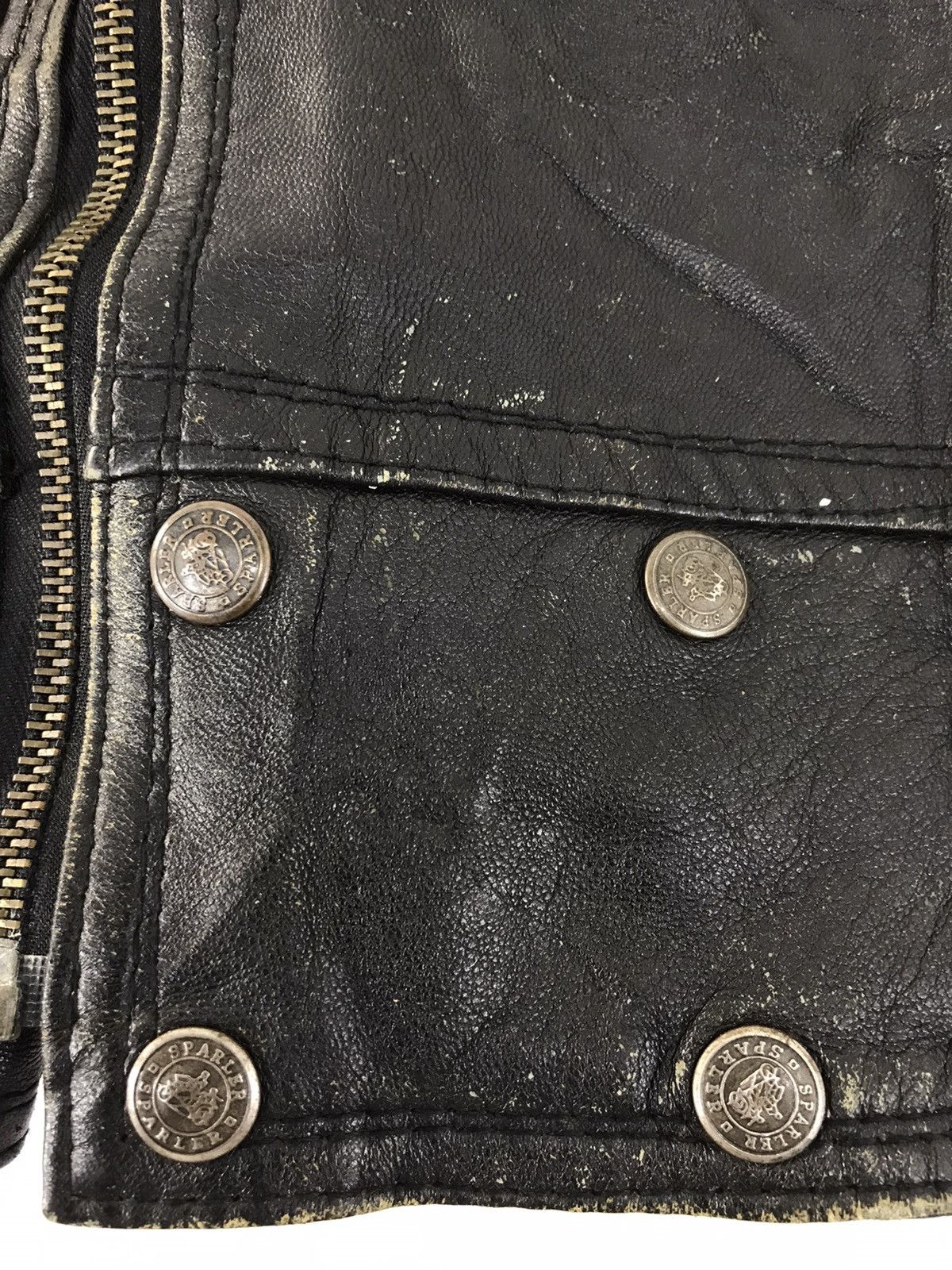 Genuine Leather Vtg Sparler Bomber Style Leather Jacket Fashion Designer Size US L / EU 52-54 / 3 - 8 Thumbnail