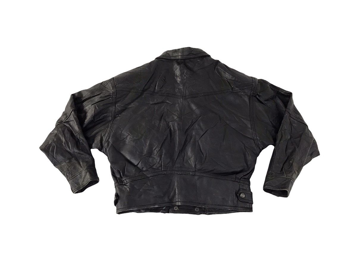 Genuine Leather Vtg Sparler Bomber Style Leather Jacket Fashion Designer Size US L / EU 52-54 / 3 - 2 Thumbnail