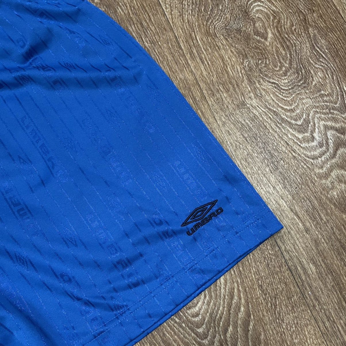 Vintage Vintage Y2K Umbro Logo Shorts Streetwear Skate Blue Faded 34 Size US 34 / EU 50 - 4 Thumbnail