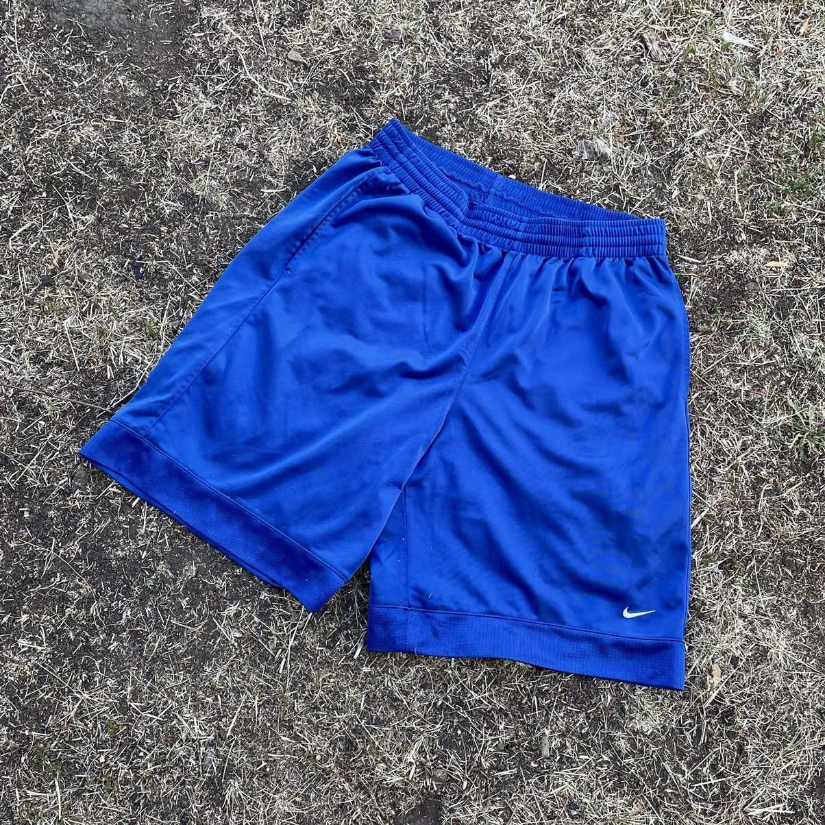 Nike Vintage Y2K Drill Nike Swoosh Logo Shorts Streetwear 90s Size US 34 / EU 50 - 2 Thumbnail