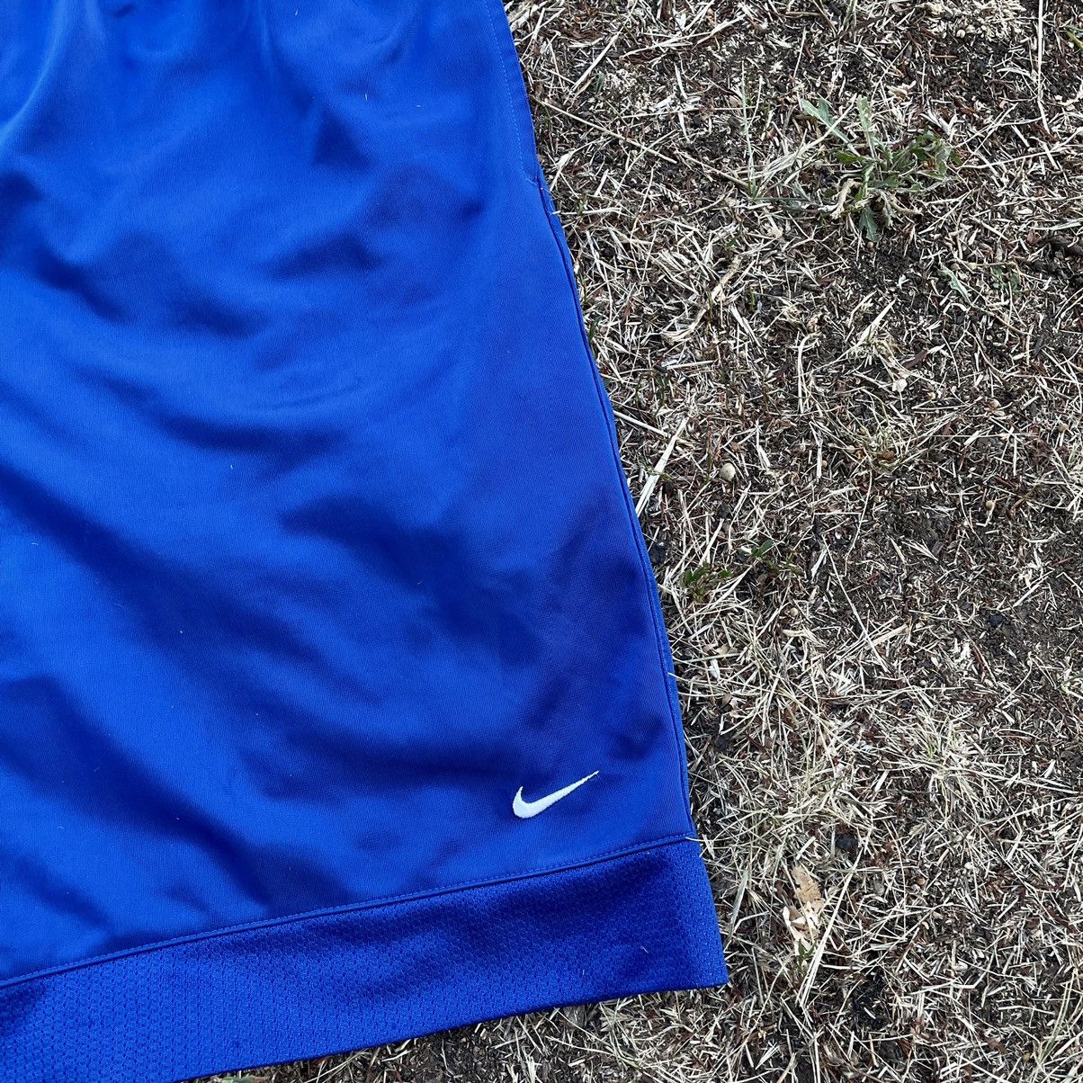 Nike Vintage Y2K Drill Nike Swoosh Logo Shorts Streetwear 90s Size US 34 / EU 50 - 3 Thumbnail
