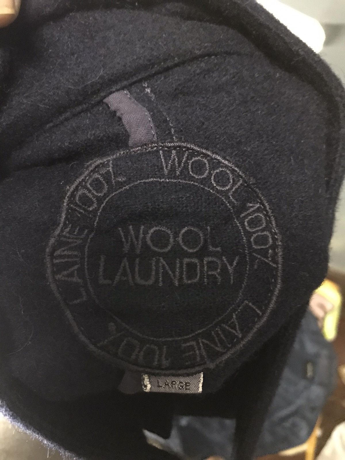 Designer × Other Wool laundry button up jacket made in France Size US L / EU 52-54 / 3 - 3 Thumbnail