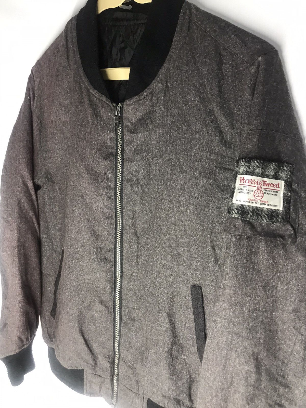 Harris Tweed Harris tweed flight zipper jacket Size US S / EU 44-46 / 1 - 4 Thumbnail