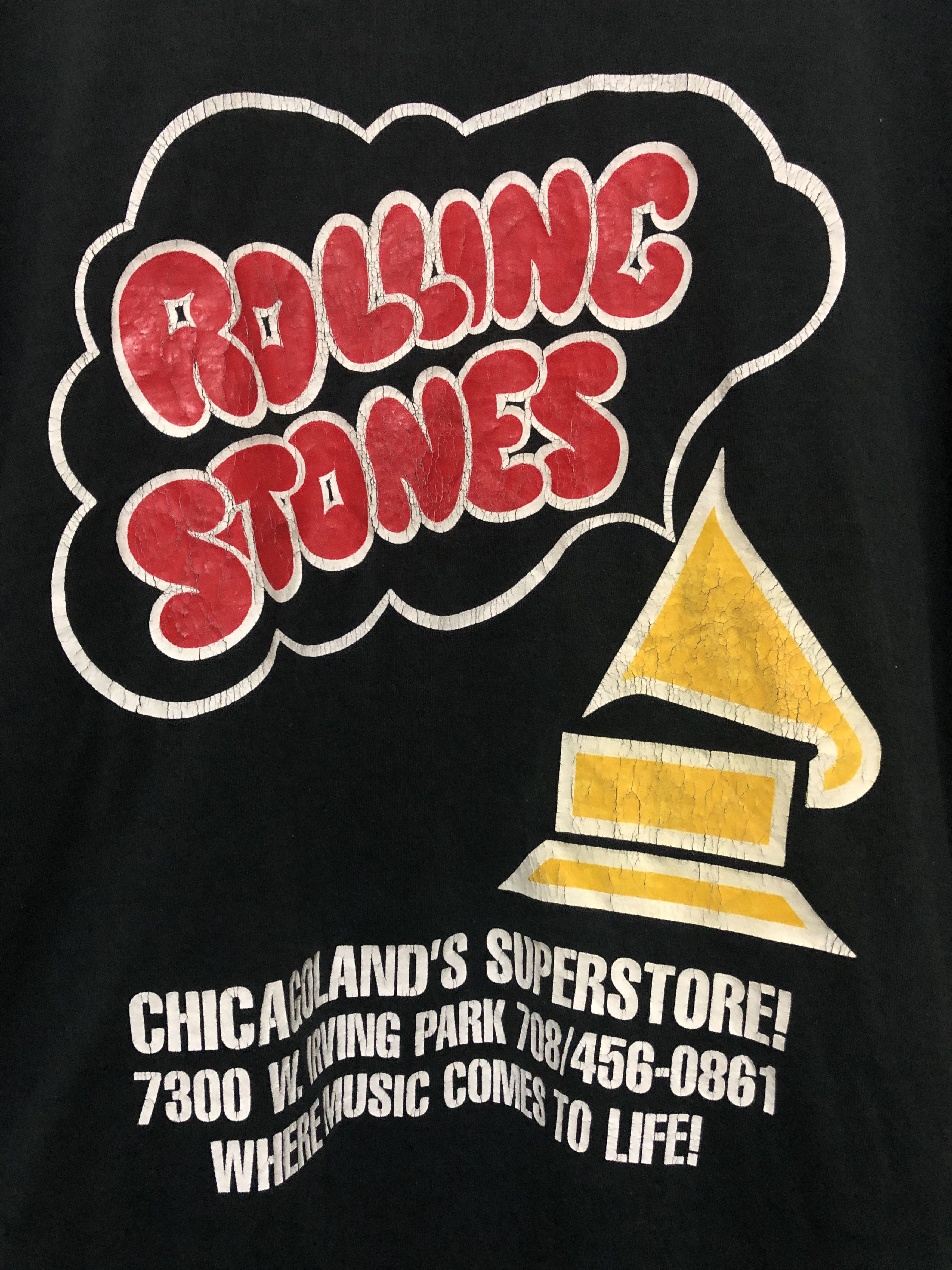 Band Tees Vintage The Rolling Stones Size US XL / EU 56 / 4 - 4 Thumbnail