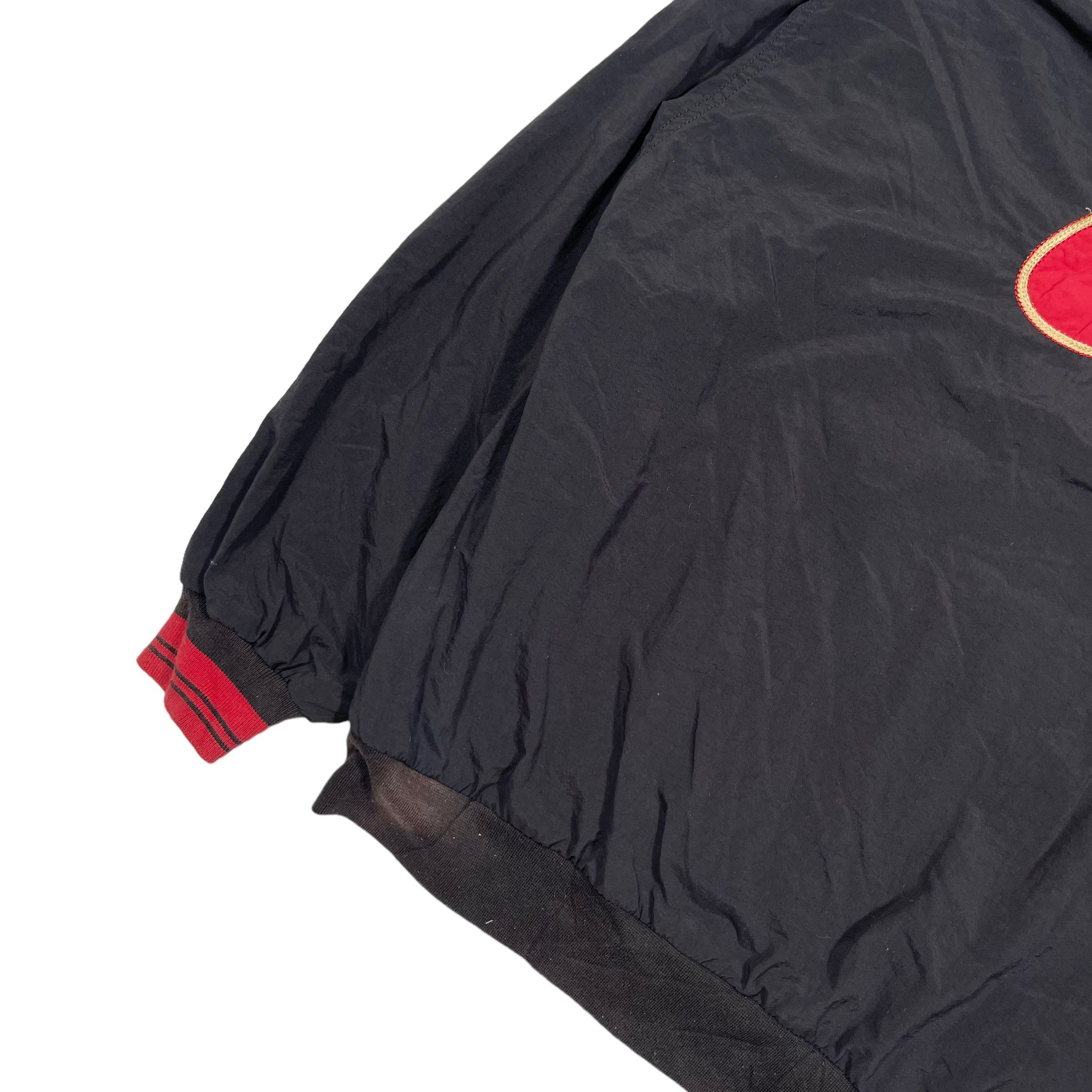 Nike × Vintage Vintage 90s Nike Swoosh Sun Faded Hooded Jacket Size US L / EU 52-54 / 3 - 5 Thumbnail