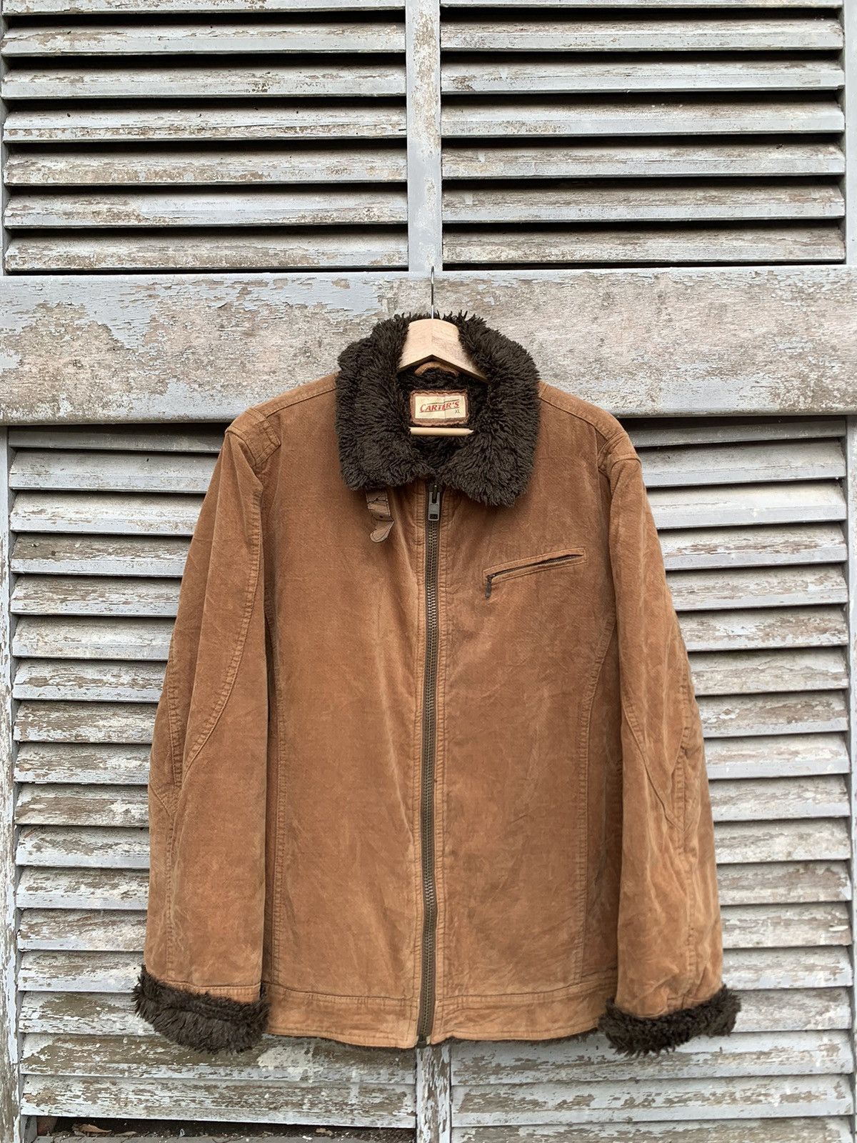 Vintage 👹Carters Fur Lined Detroit Style Jacket Size US XL / EU 56 / 4 - 6 Thumbnail