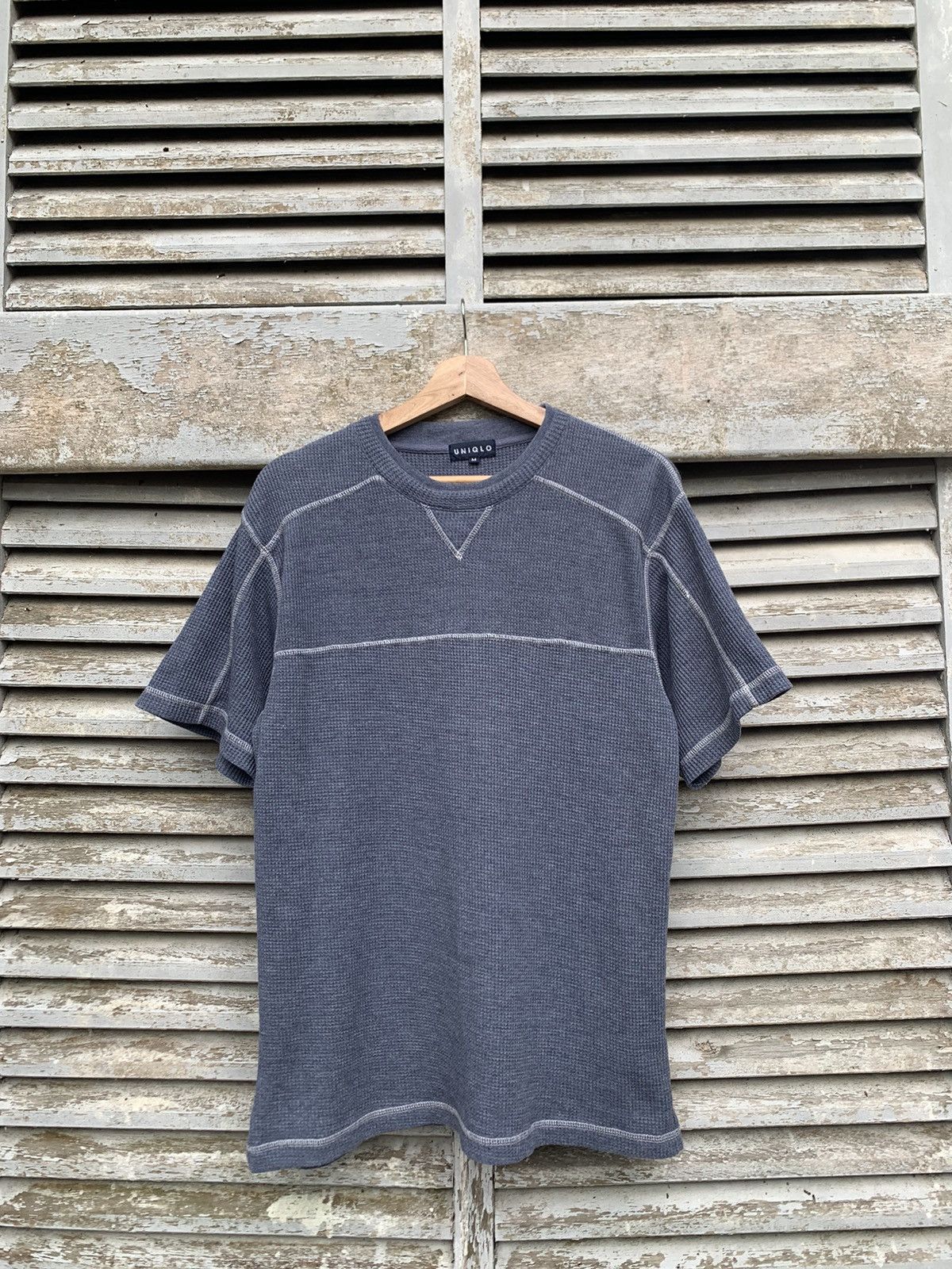 Vintage VINTAGE UNIQLO KNIT FABRIC TSHIRT Size US M / EU 48-50 / 2 - 2 Thumbnail