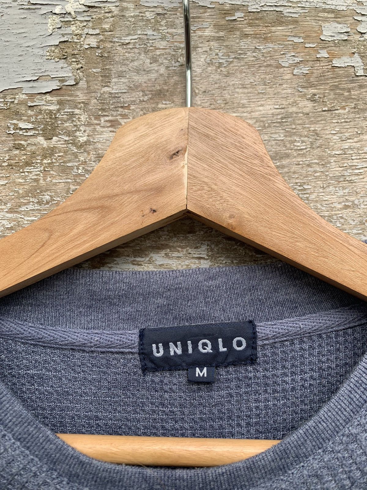 Vintage VINTAGE UNIQLO KNIT FABRIC TSHIRT Size US M / EU 48-50 / 2 - 3 Thumbnail