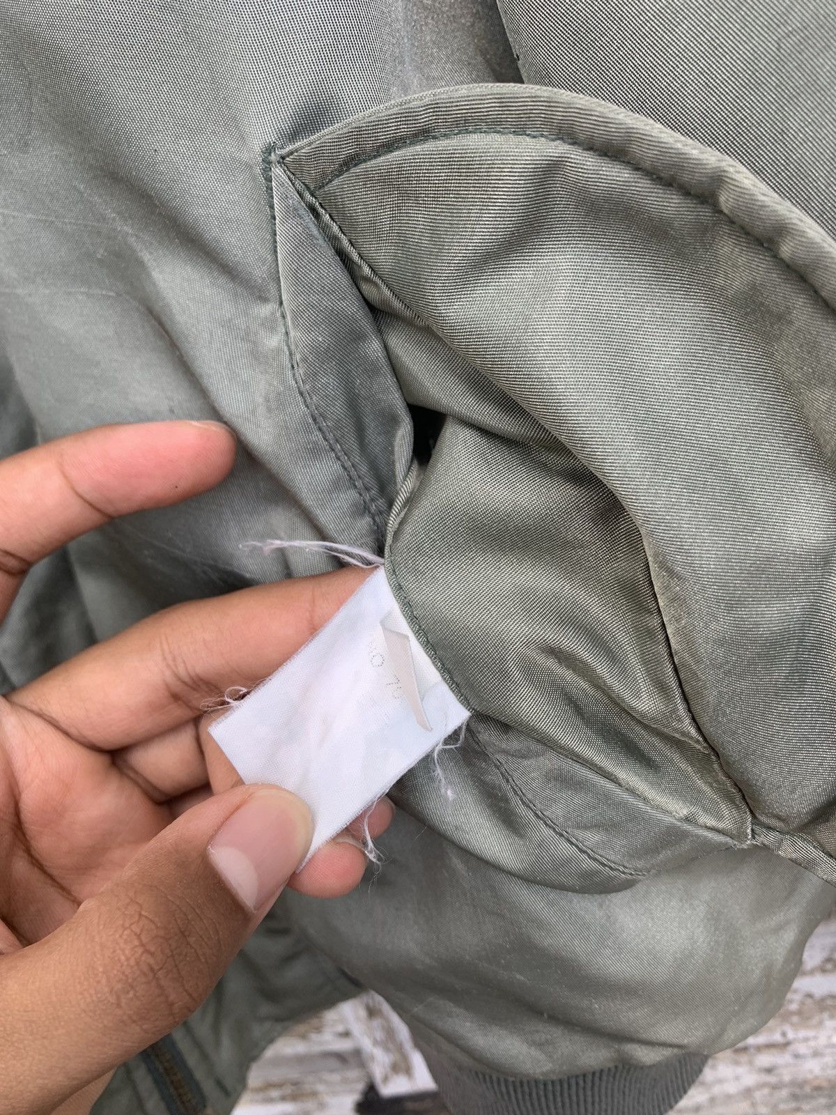 Vintage 🪖Vintage THRASHED MA-1 Man Intermediate Bomber Jacket Size US L / EU 52-54 / 3 - 15 Thumbnail