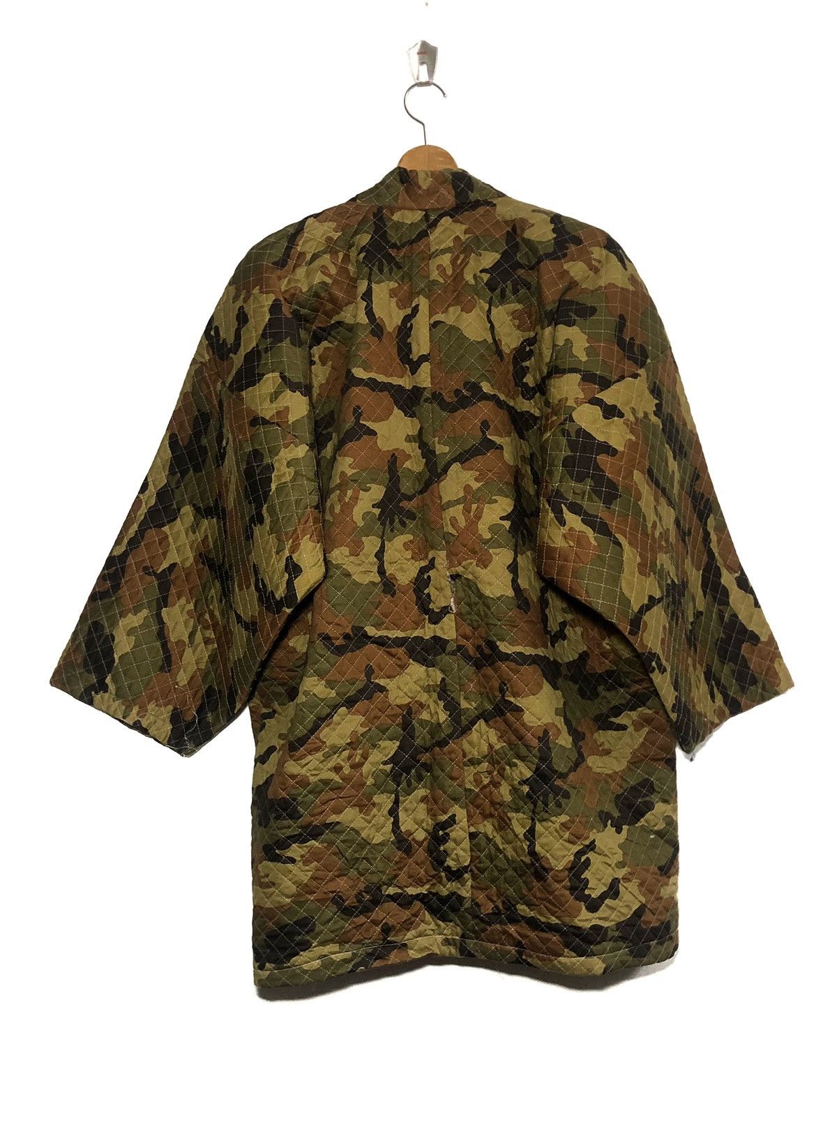 Japanese Brand Traditional Hanten Kimono Jacket Camoflauge Quilted Padded Size US M / EU 48-50 / 2 - 3 Thumbnail