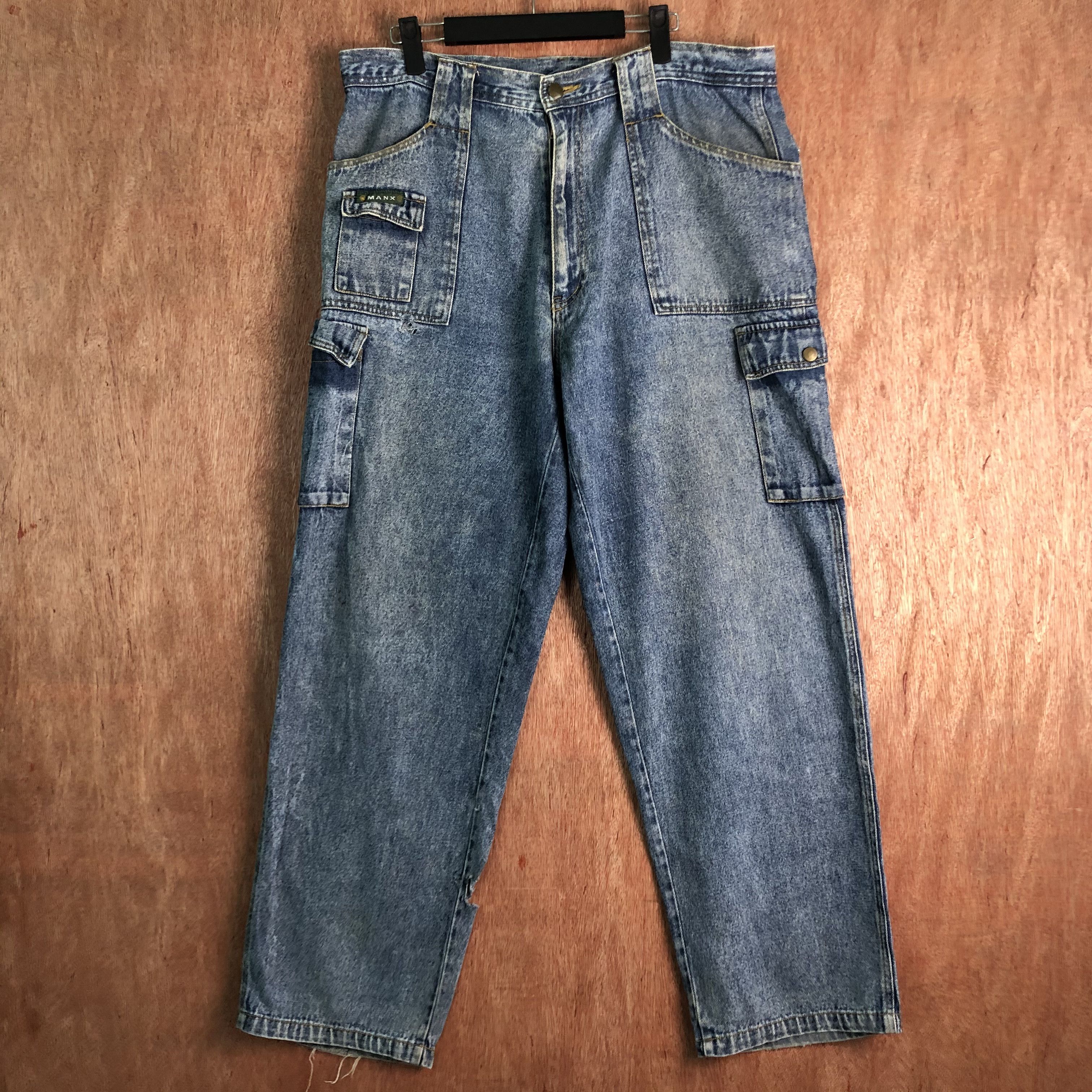 Japanese Brand Japan Manx Cargo Denim Pants | Grailed