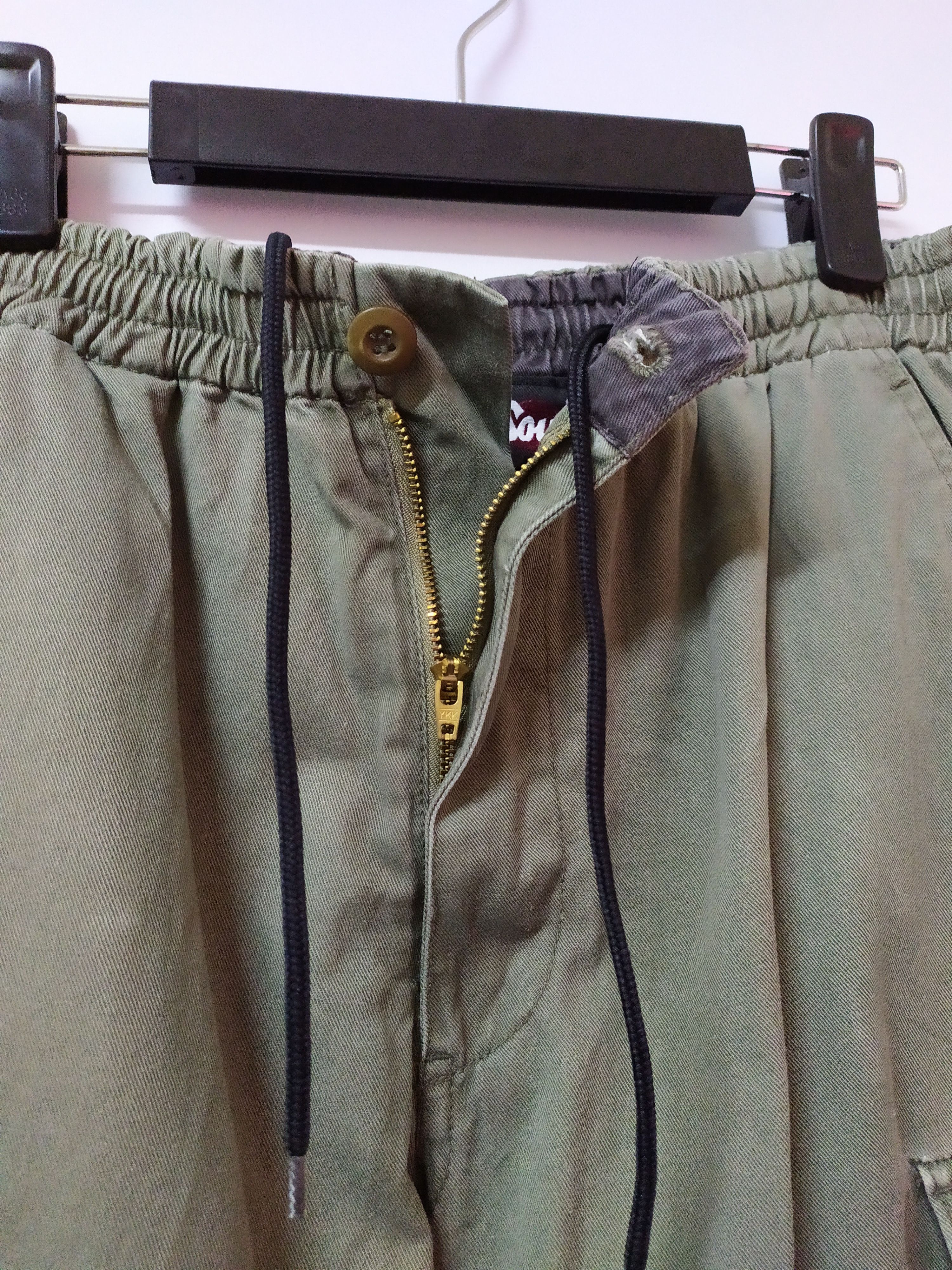 Japanese Brand SOUL JAPAN SPRING WAIST FADED CARGO PANTS MULTIPOCKET Size US 30 / EU 46 - 10 Thumbnail
