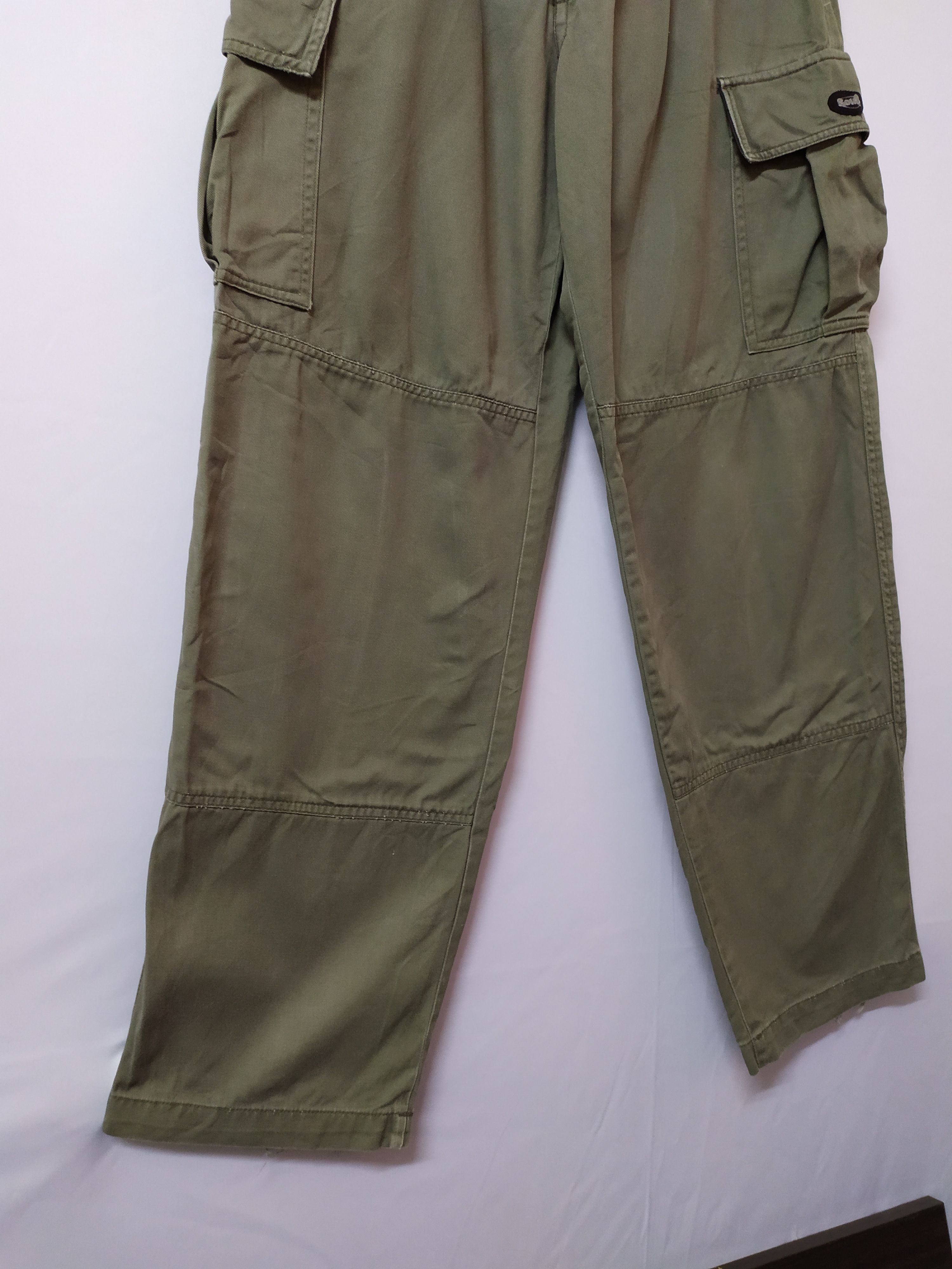 Japanese Brand SOUL JAPAN SPRING WAIST FADED CARGO PANTS MULTIPOCKET Size US 30 / EU 46 - 7 Thumbnail