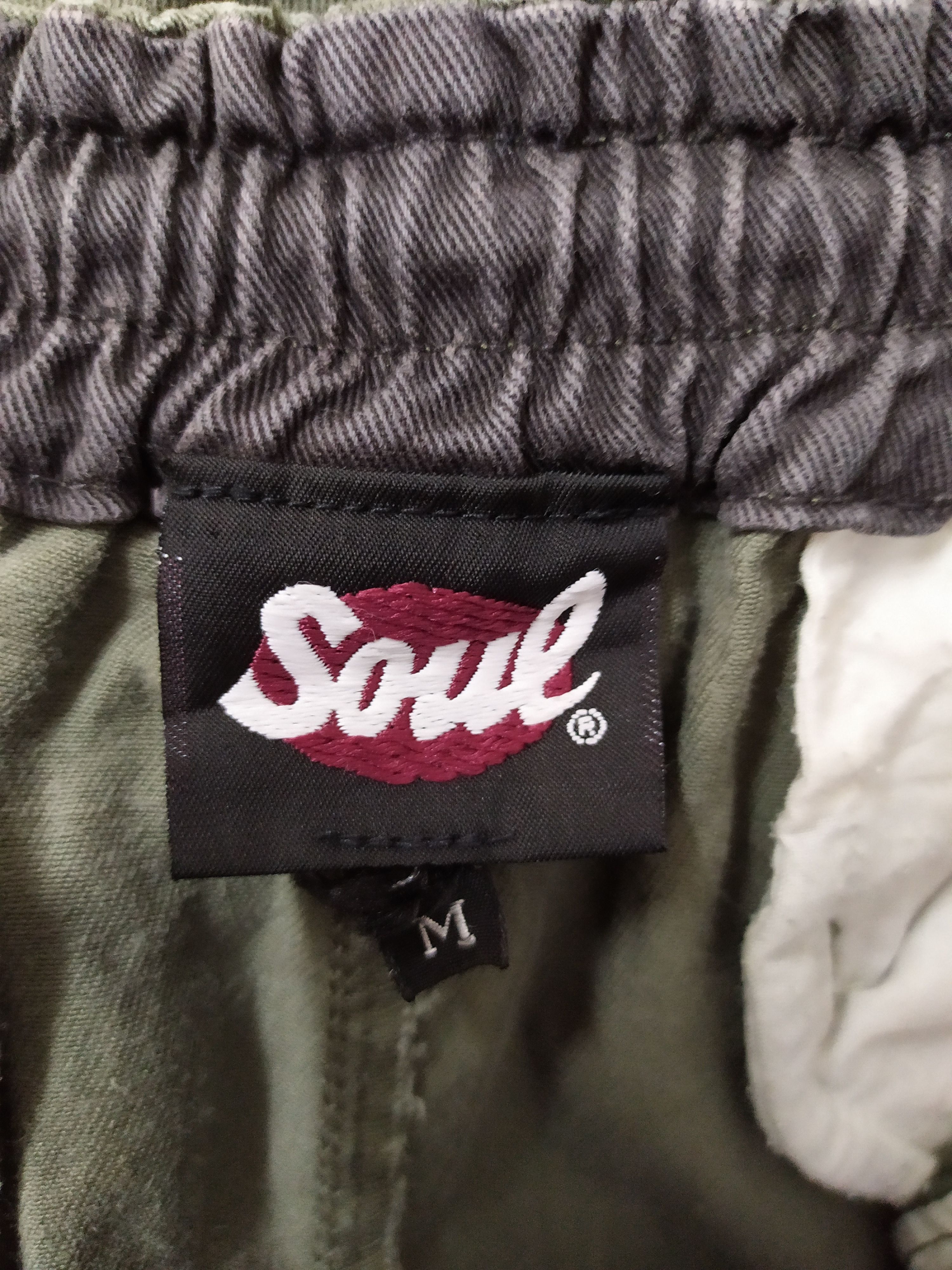 Japanese Brand SOUL JAPAN SPRING WAIST FADED CARGO PANTS MULTIPOCKET Size US 30 / EU 46 - 14 Thumbnail