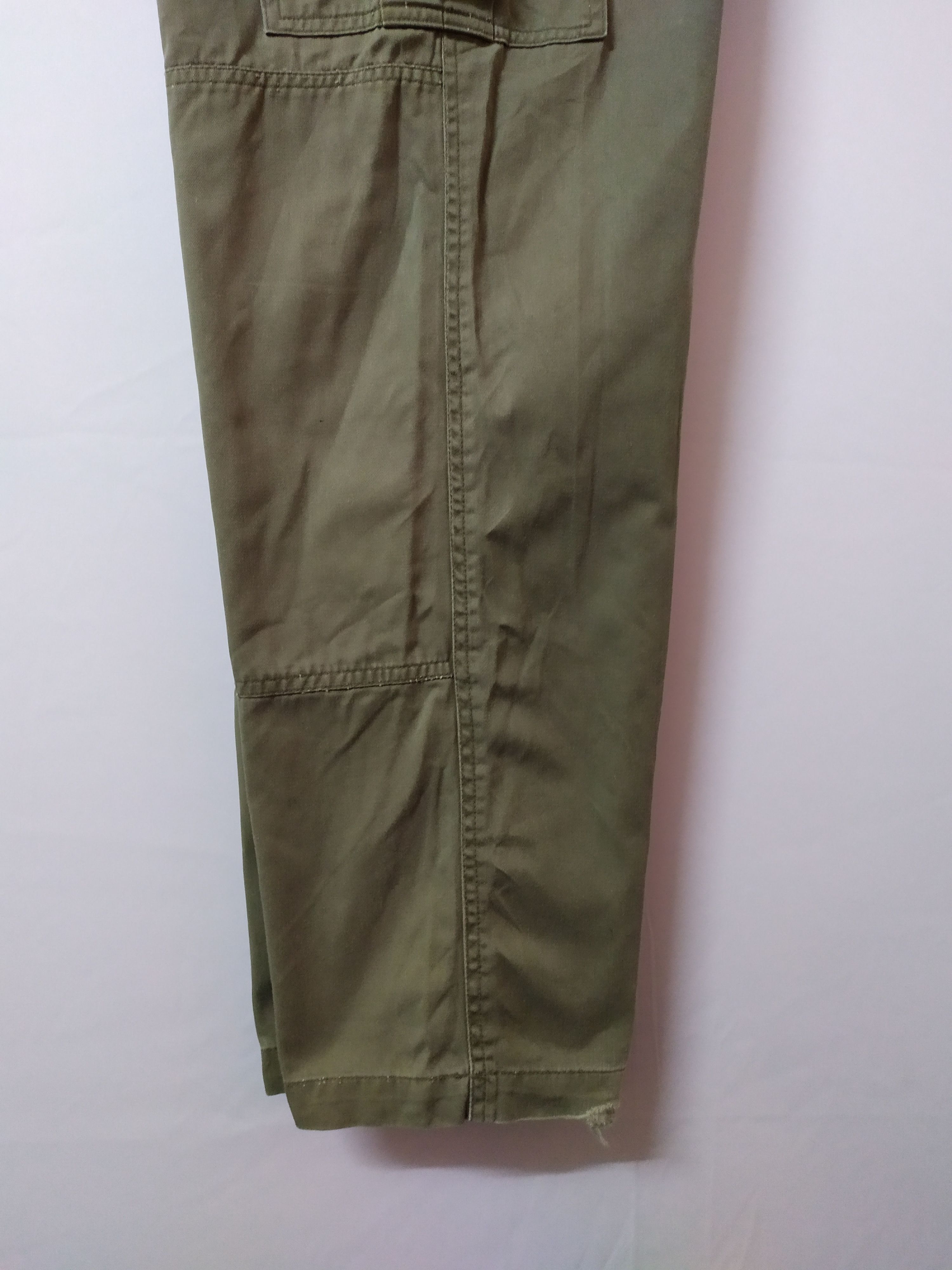 Japanese Brand SOUL JAPAN SPRING WAIST FADED CARGO PANTS MULTIPOCKET Size US 30 / EU 46 - 12 Thumbnail