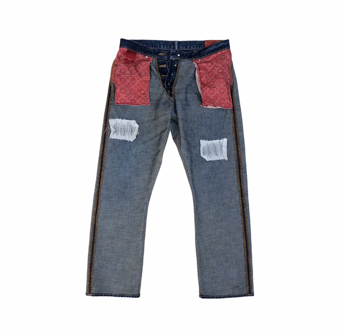 Swagger Swagger Distressed Denim Pant Made In Japan Size US 34 / EU 50 - 12 Thumbnail