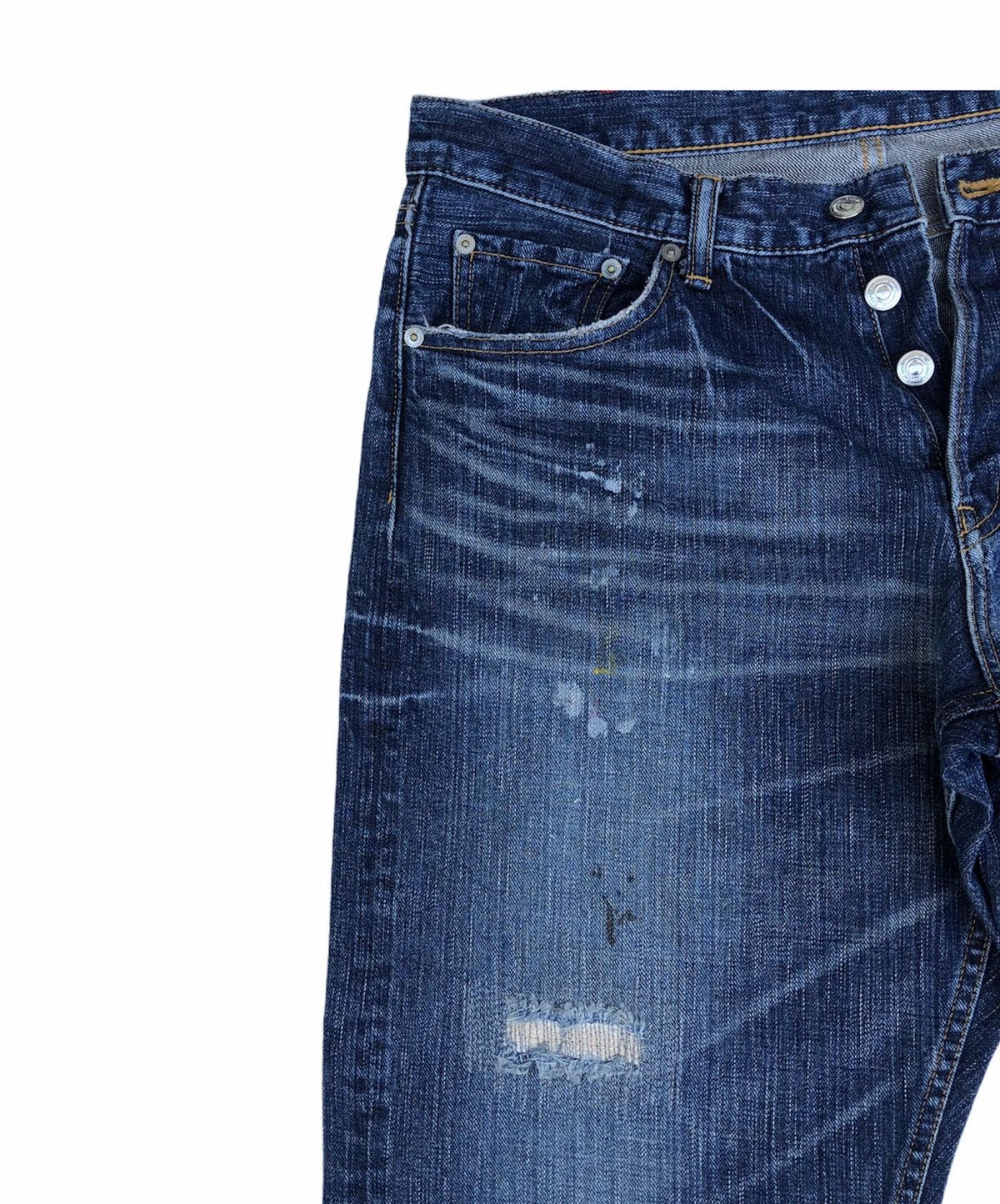 Swagger Swagger Distressed Denim Pant Made In Japan Size US 34 / EU 50 - 6 Thumbnail