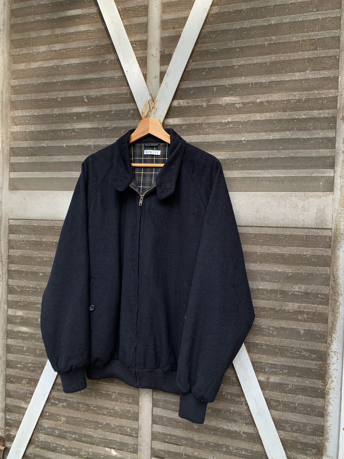 Vintage 🔥 (REMOVE) Nova Check Lined Bomber Jacket Size US XL / EU 56 / 4 - 1 Thumbnail