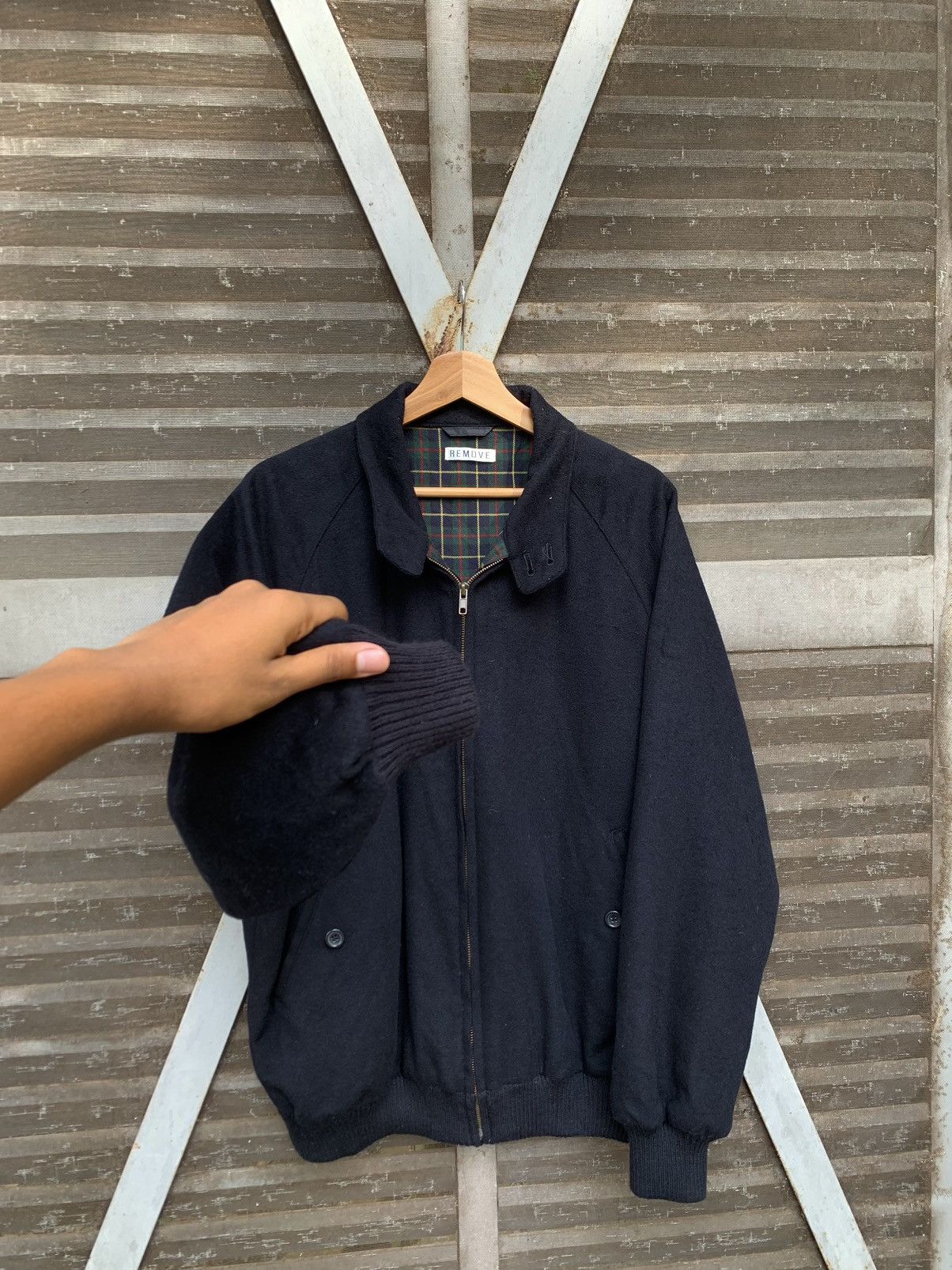 Vintage 🔥 (REMOVE) Nova Check Lined Bomber Jacket Size US XL / EU 56 / 4 - 4 Thumbnail