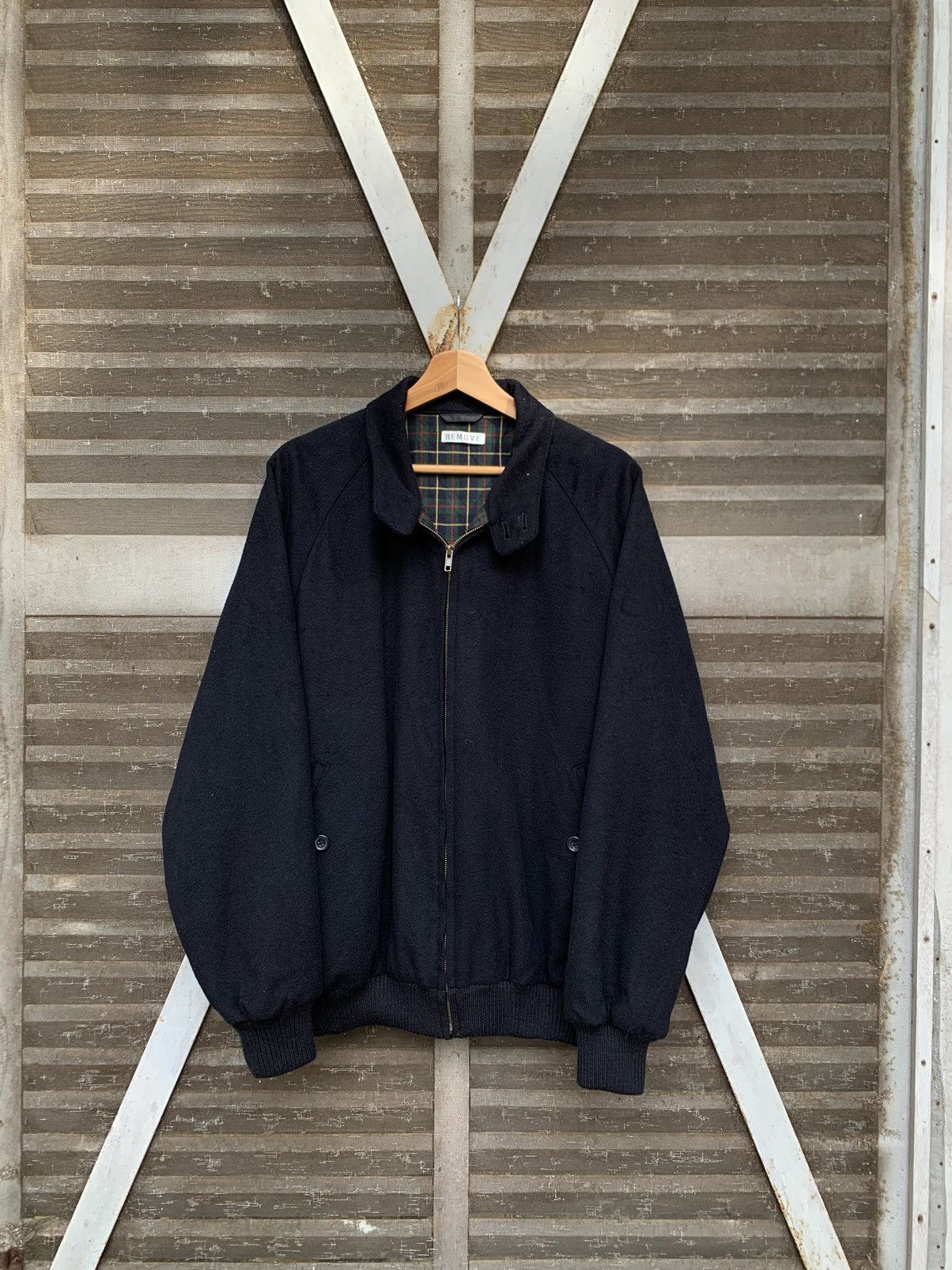Vintage 🔥 (REMOVE) Nova Check Lined Bomber Jacket Size US XL / EU 56 / 4 - 3 Thumbnail