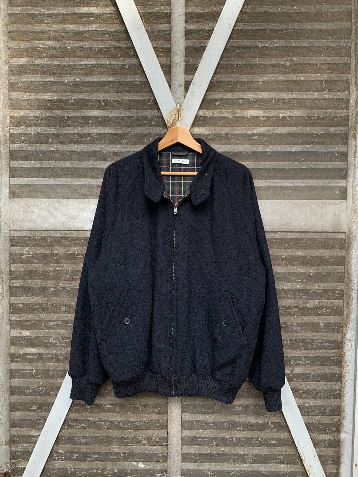 Vintage 🔥 (REMOVE) Nova Check Lined Bomber Jacket Size US XL / EU 56 / 4 - 5 Thumbnail