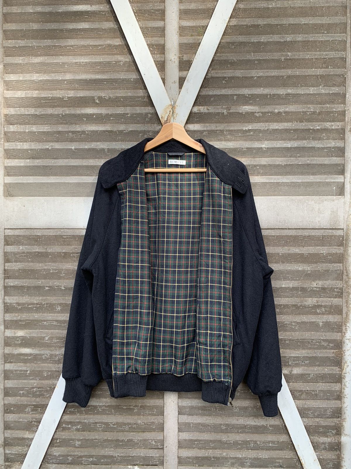 Vintage 🔥 (REMOVE) Nova Check Lined Bomber Jacket Size US XL / EU 56 / 4 - 2 Thumbnail