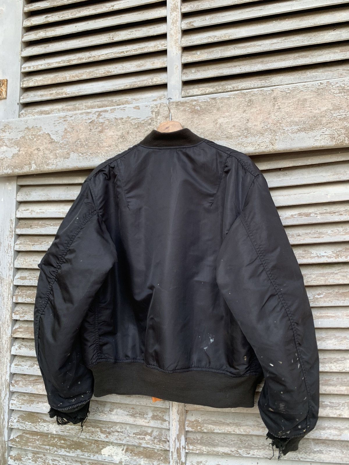 Vintage 👹Vintage THRASHED MA-1 Man Intermediate Bomber Jacket Size US M / EU 48-50 / 2 - 7 Thumbnail