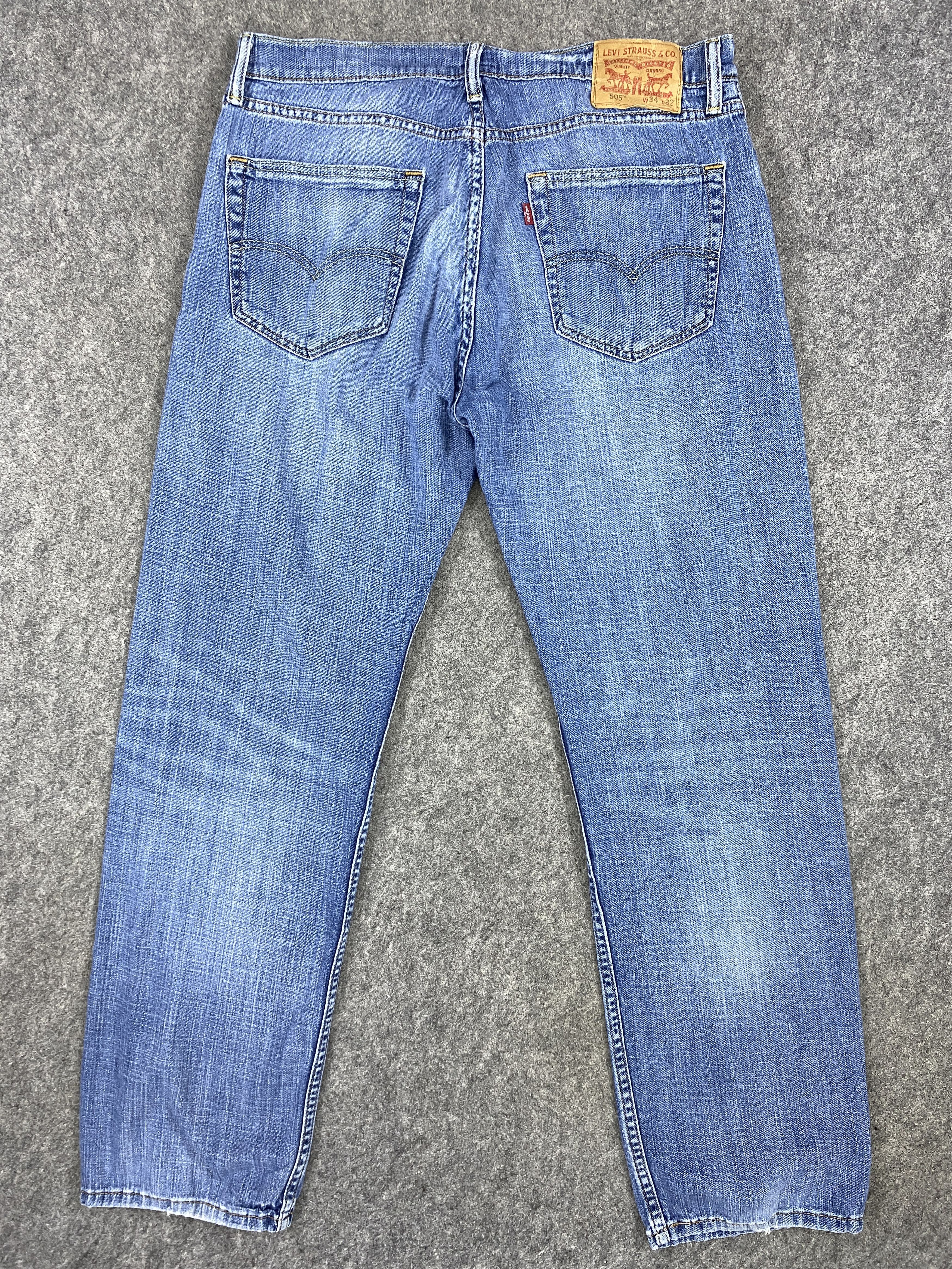 Levi's Blue Levi's 505 Jeans 34x31 Denim -SJ108 Size US 34 / EU 50 - 2 Thumbnail