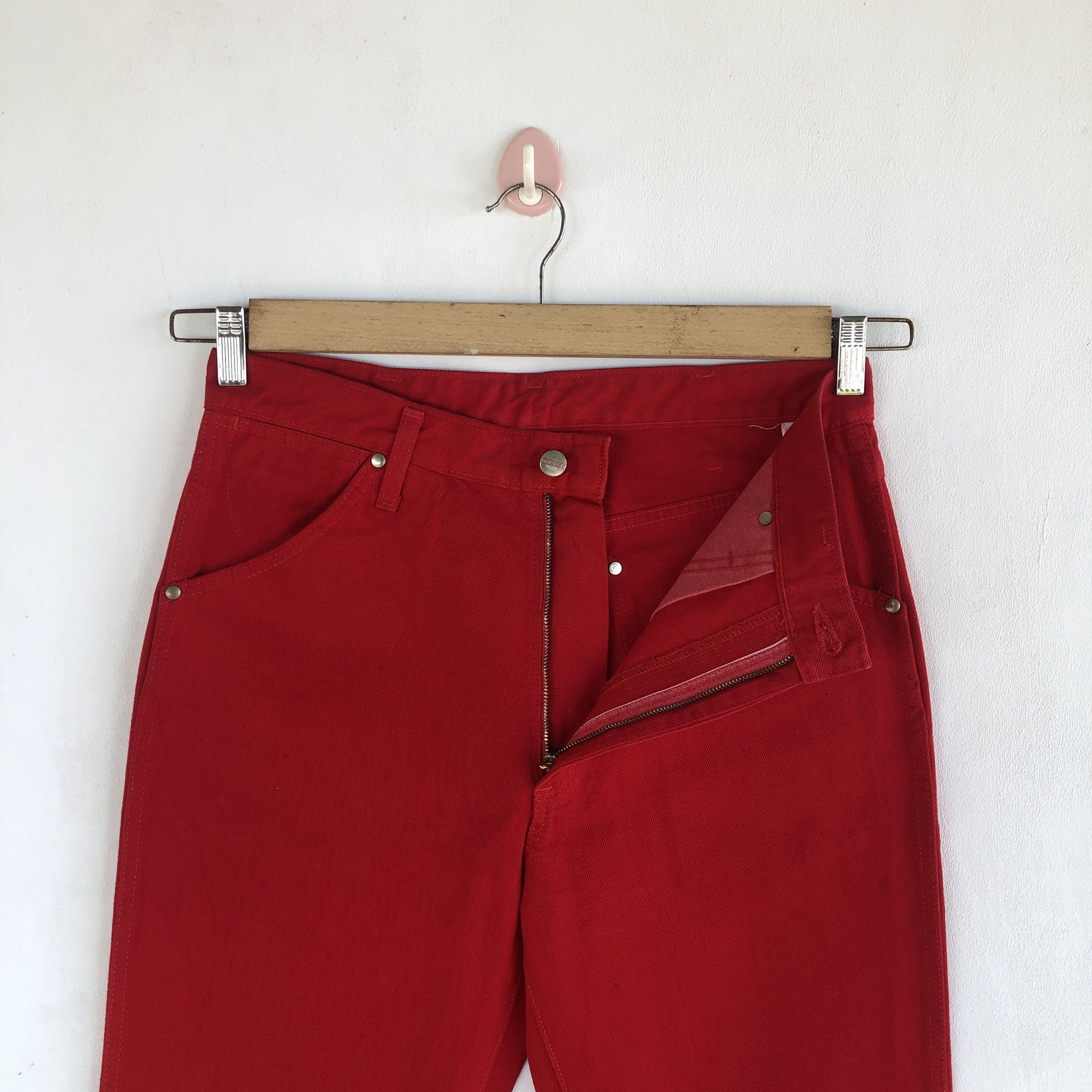 Johnbull Vintage Flare Jeans Blue Bell Red Maverick Denim Pants Size US 30 / EU 46 - 6 Thumbnail