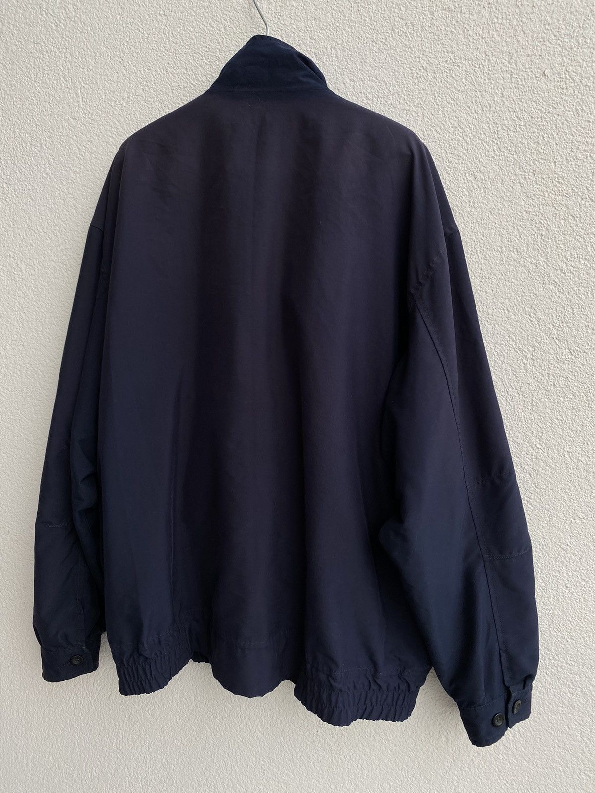 Yves Saint Laurent 90s YSL Bomber Soft Jacket Navy Vintage Yves Saint Laurent Size US L / EU 52-54 / 3 - 12 Thumbnail