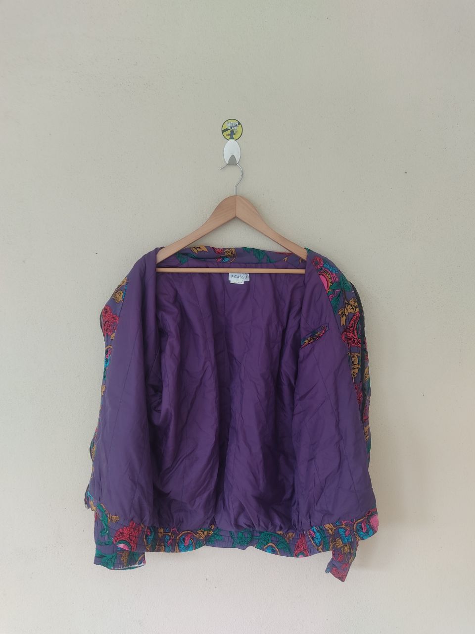 Vintage VINTAGE PICASSO SILK FLORAL JACKET Size US M / EU 48-50 / 2 - 5 Thumbnail