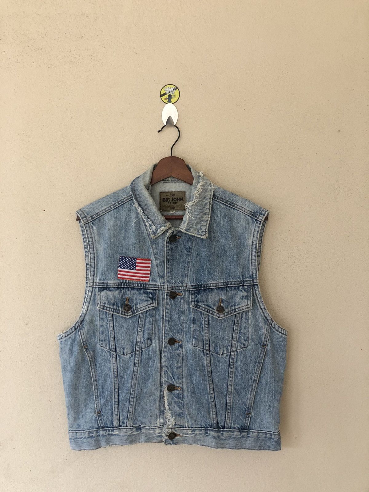 Big John × Vintage VINTAGE BIG JOHN DISSTRESSED VEST Size US L / EU 52-54 / 3 - 1 Thumbnail